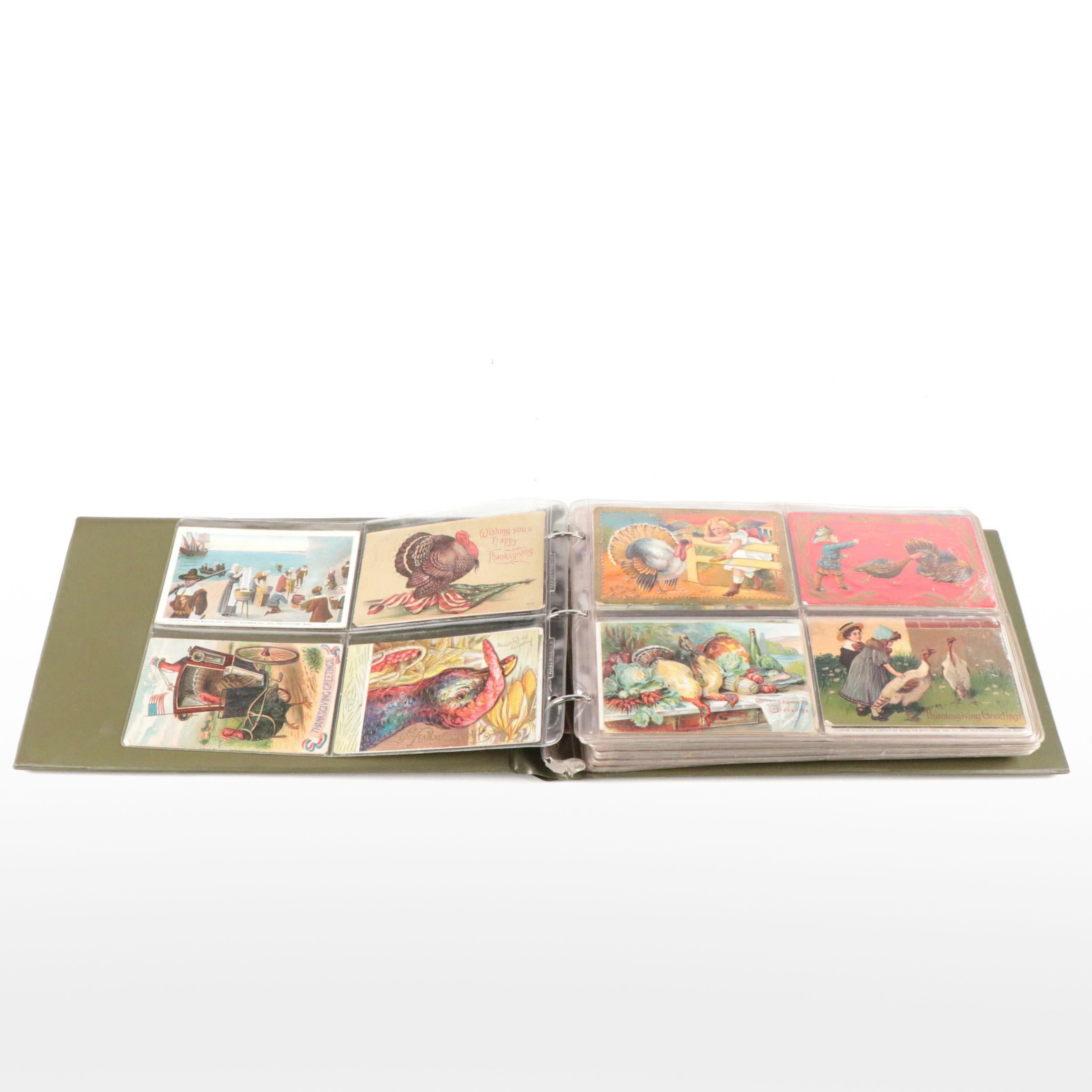 Raphael Tuck & Sons with Other Thanksgiving Postcards , Early 20th Century