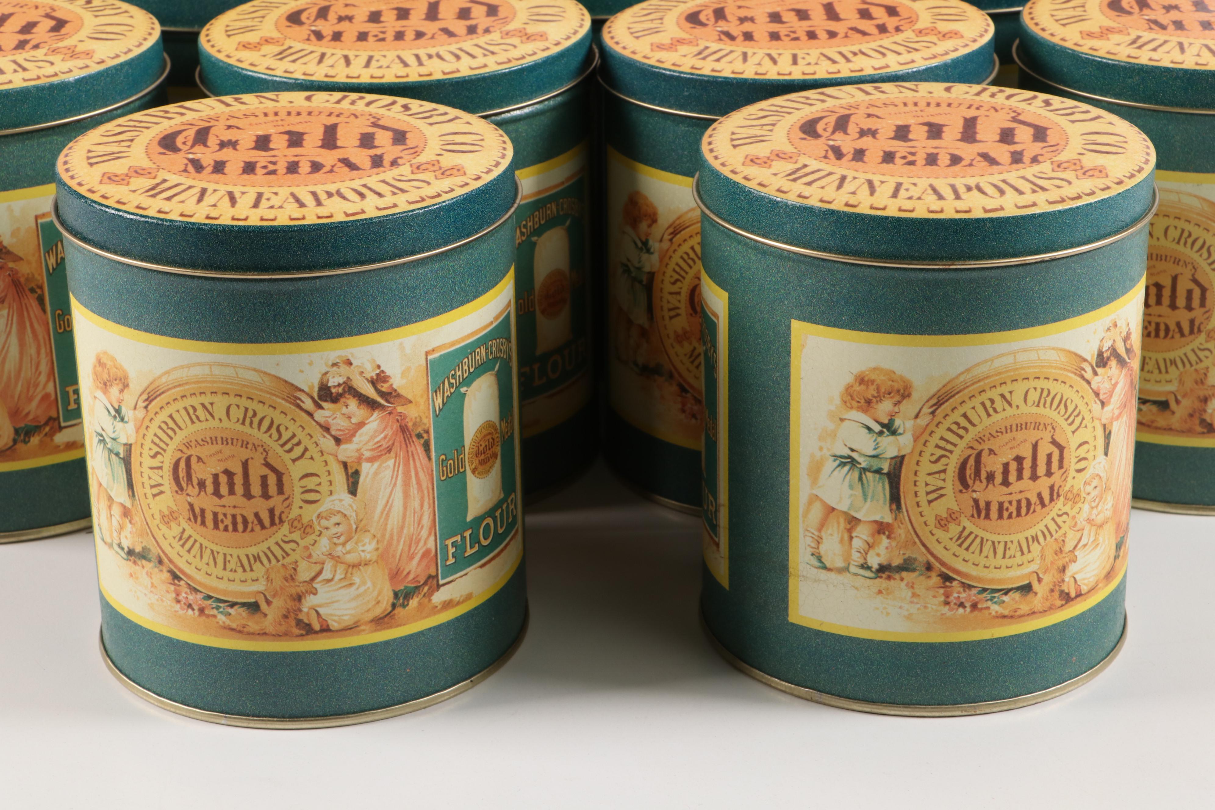 Washburn Crosby Co. Gold Medal Flour Tins