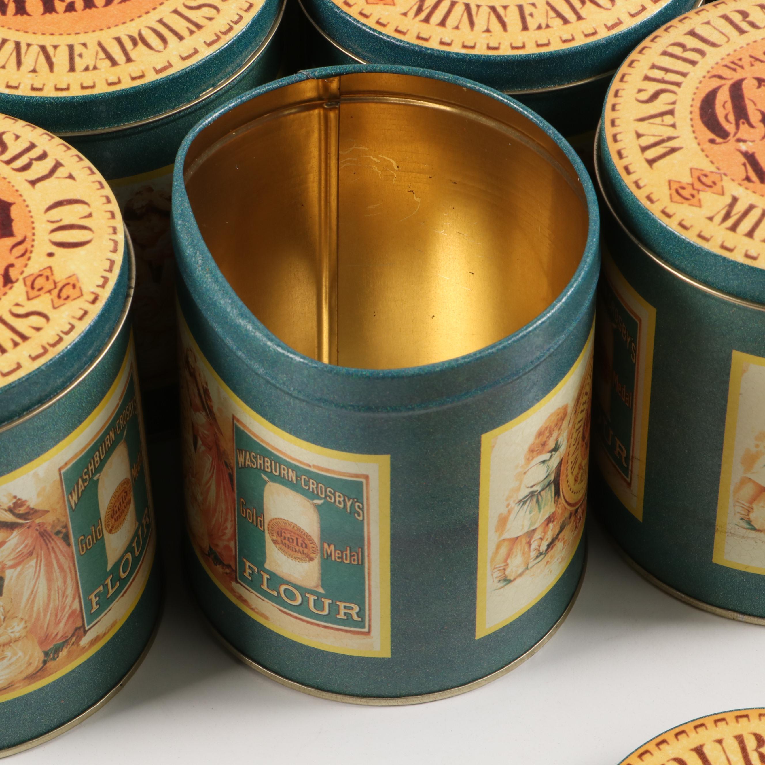 Washburn Crosby Co. Gold Medal Flour Tins