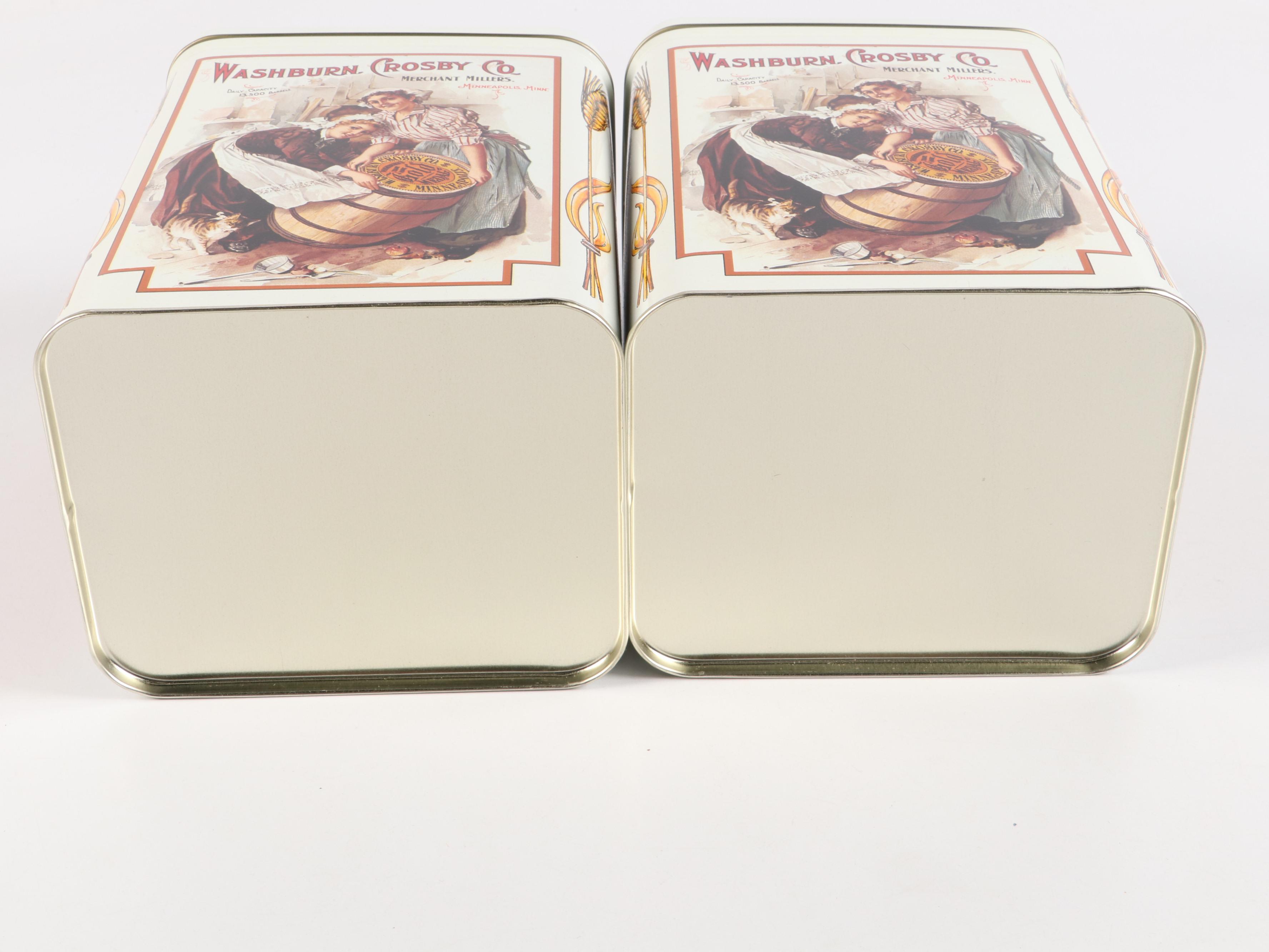 Washburn Crosby Co. Gold Medal Flour Tins