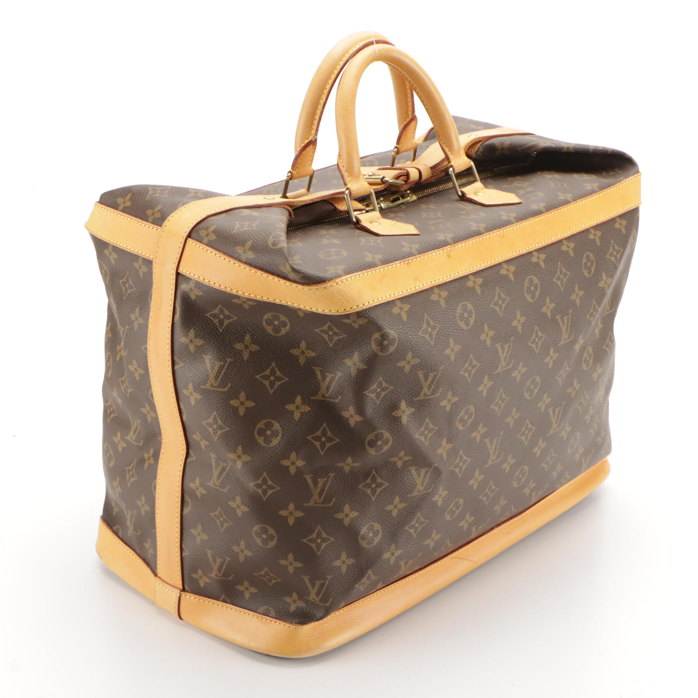 Louis Vuitton Cruiser 45 Travel Bag in Monogram Canvas and Leather