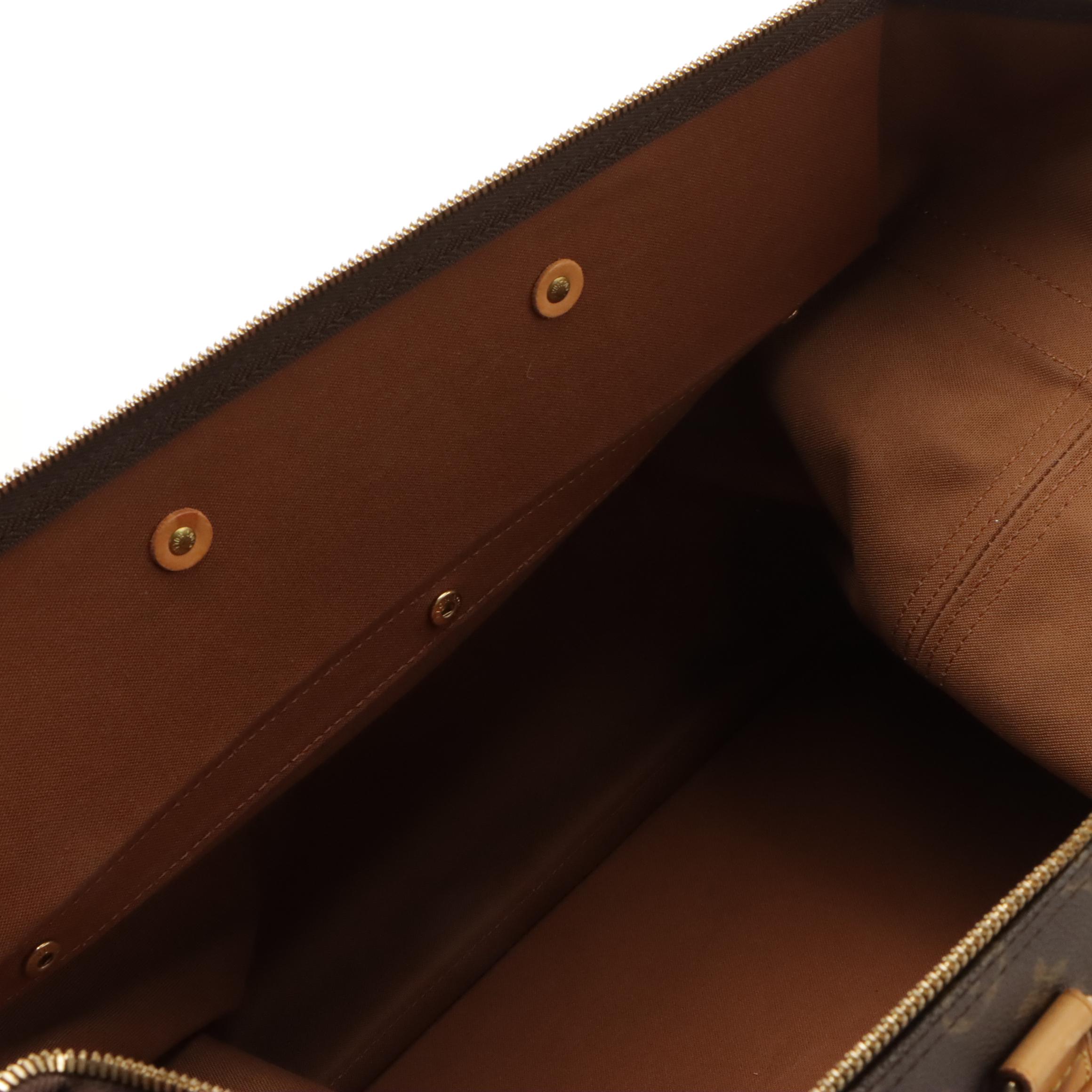 Louis Vuitton Cruiser 45 Travel Bag in Monogram Canvas and Leather