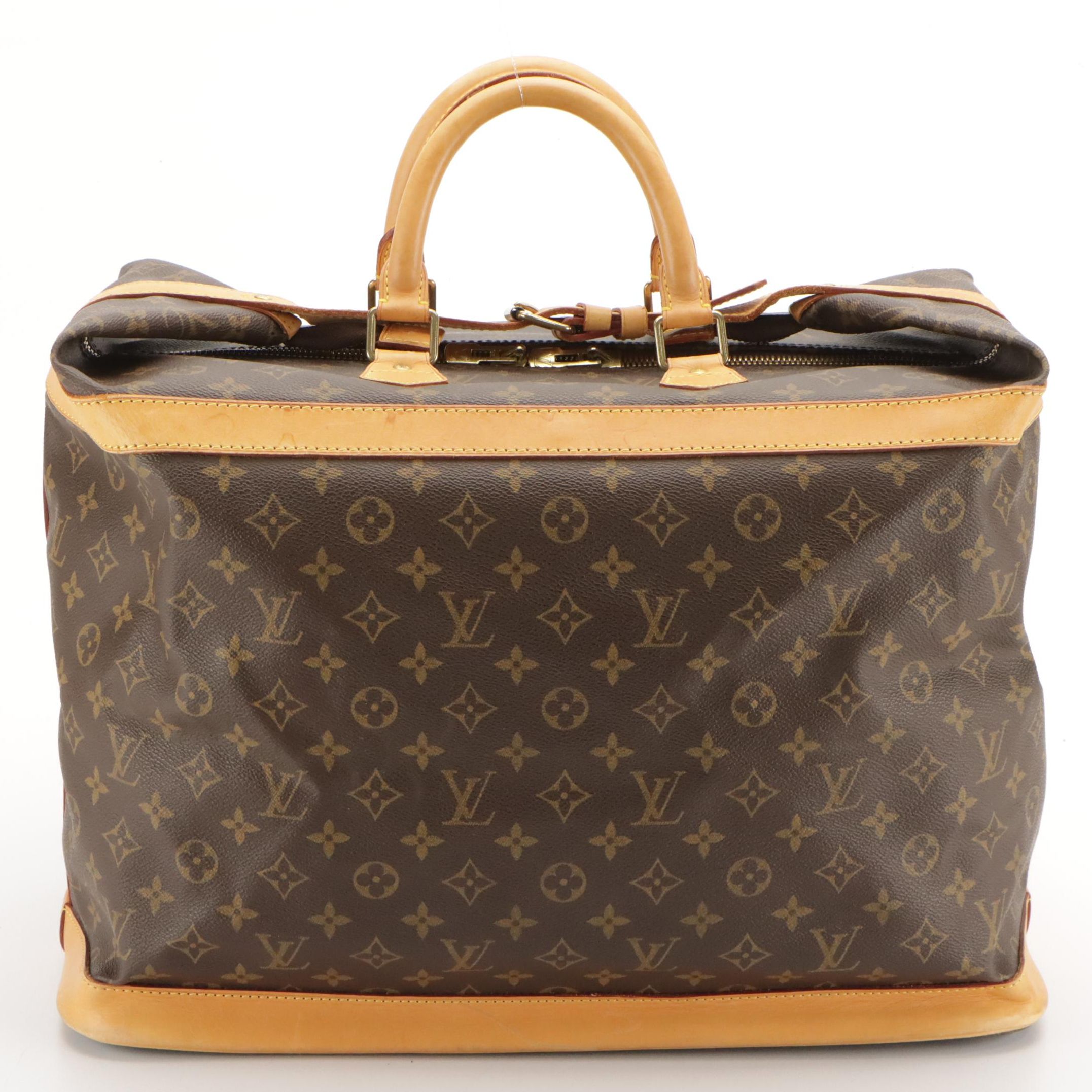 Louis Vuitton Cruiser 45 Travel Bag in Monogram Canvas and Leather