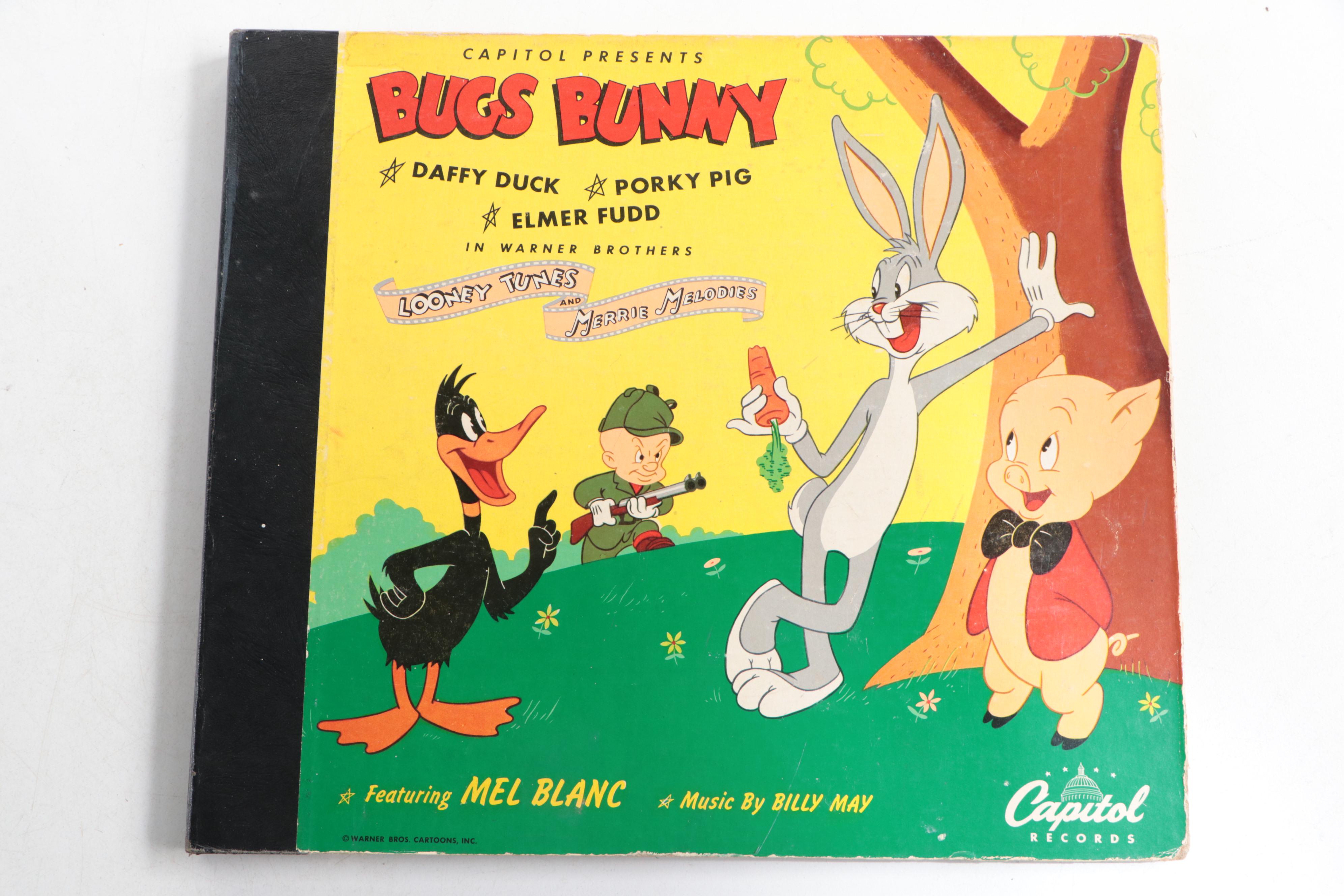 "Bozo and His Rocket Ship", "Bugs Bunny", and "Dumbo" Record Books