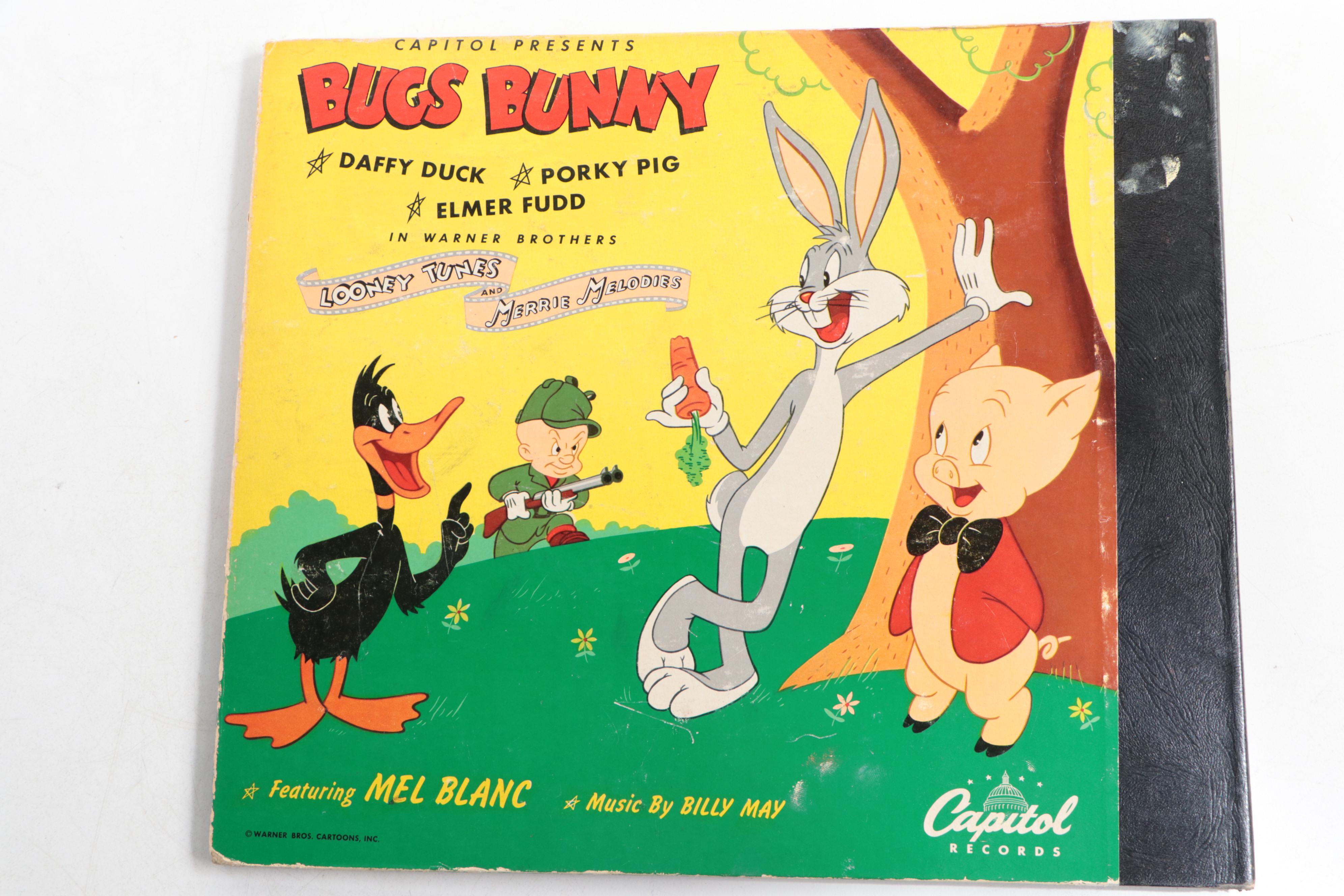 "Bozo and His Rocket Ship", "Bugs Bunny", and "Dumbo" Record Books