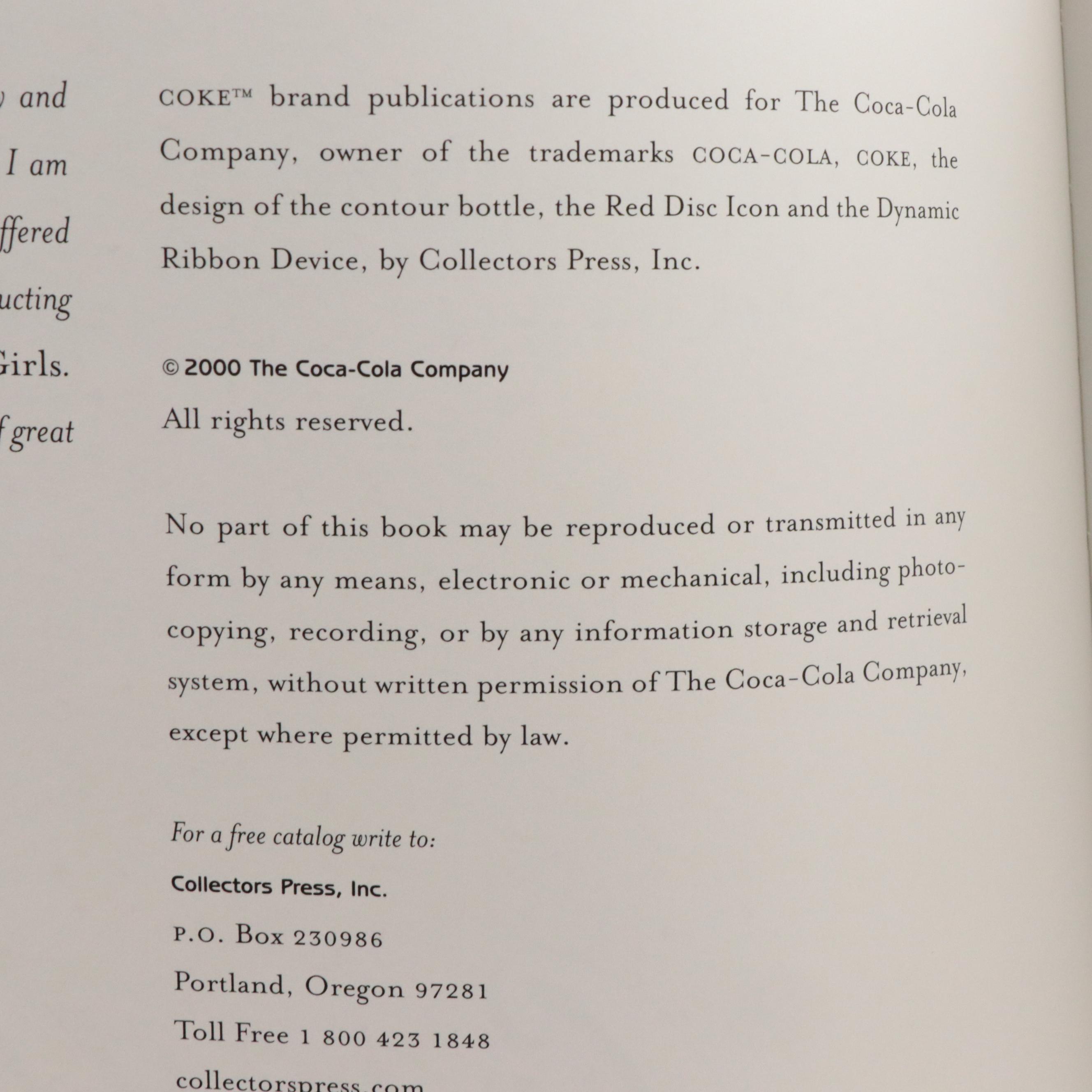 First Edition "Coca-Cola Girls: An Advertising Art History" and More Books
