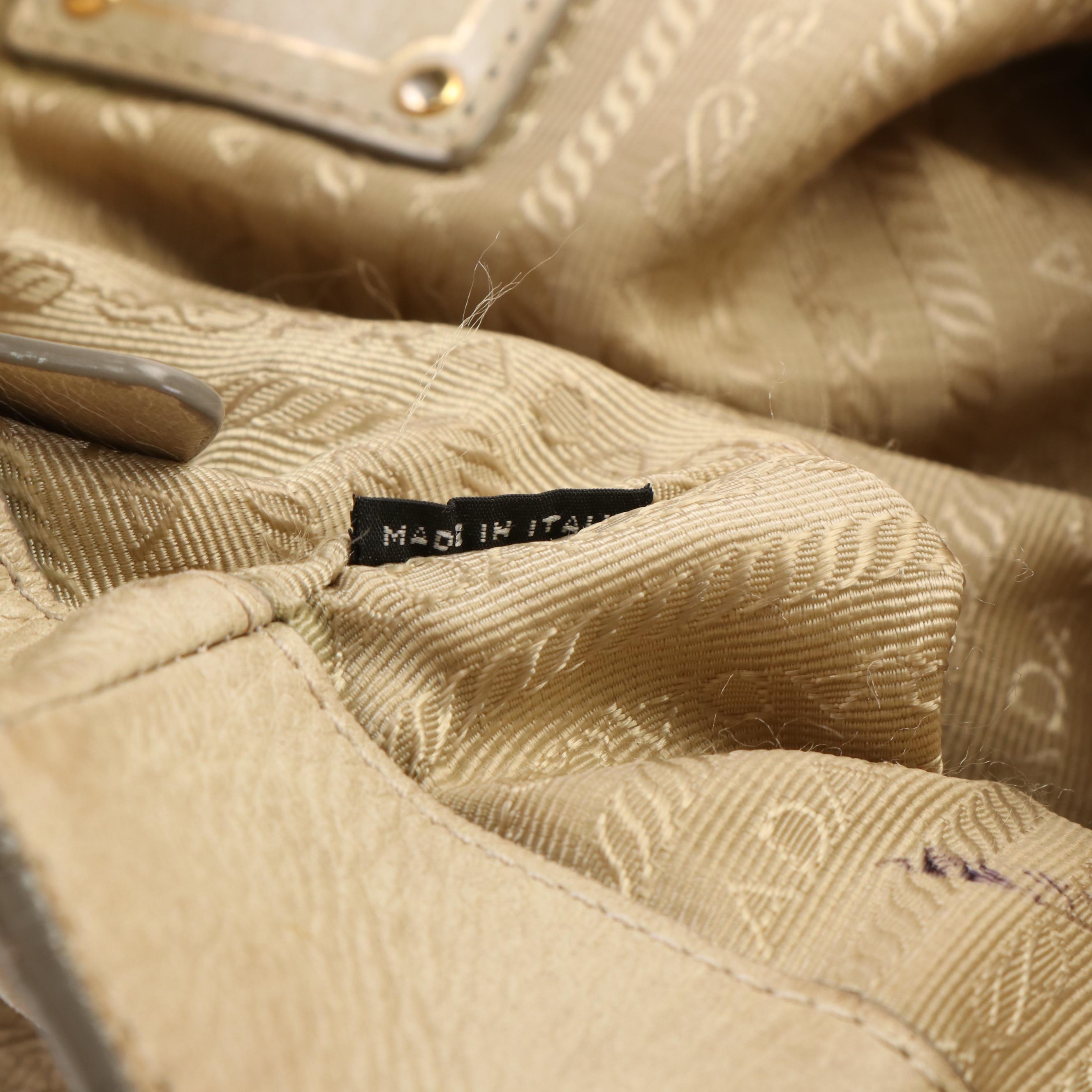 Prada 2Way Tote Bag in Vitello Shine Leather