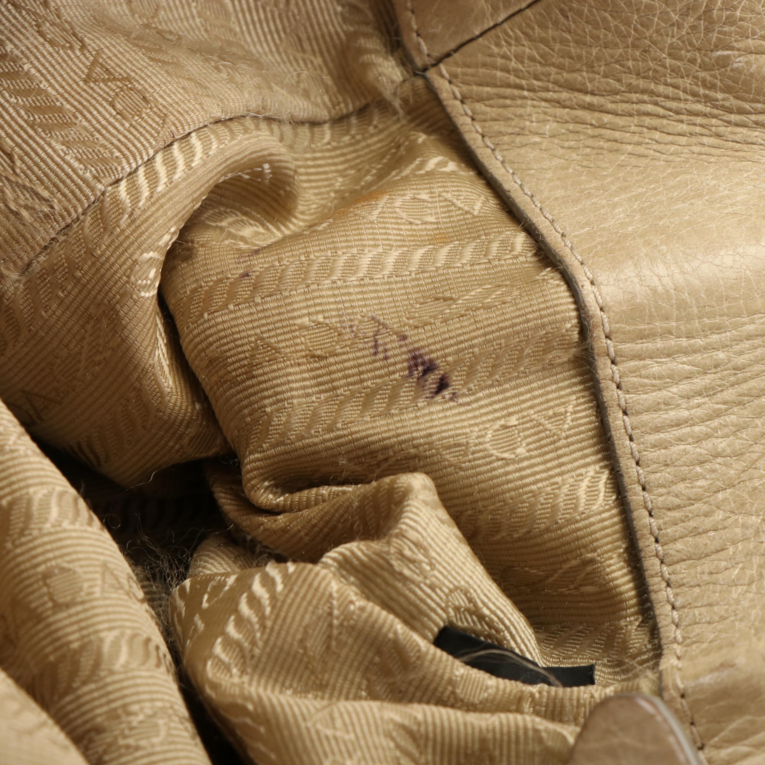 Prada 2Way Tote Bag in Vitello Shine Leather