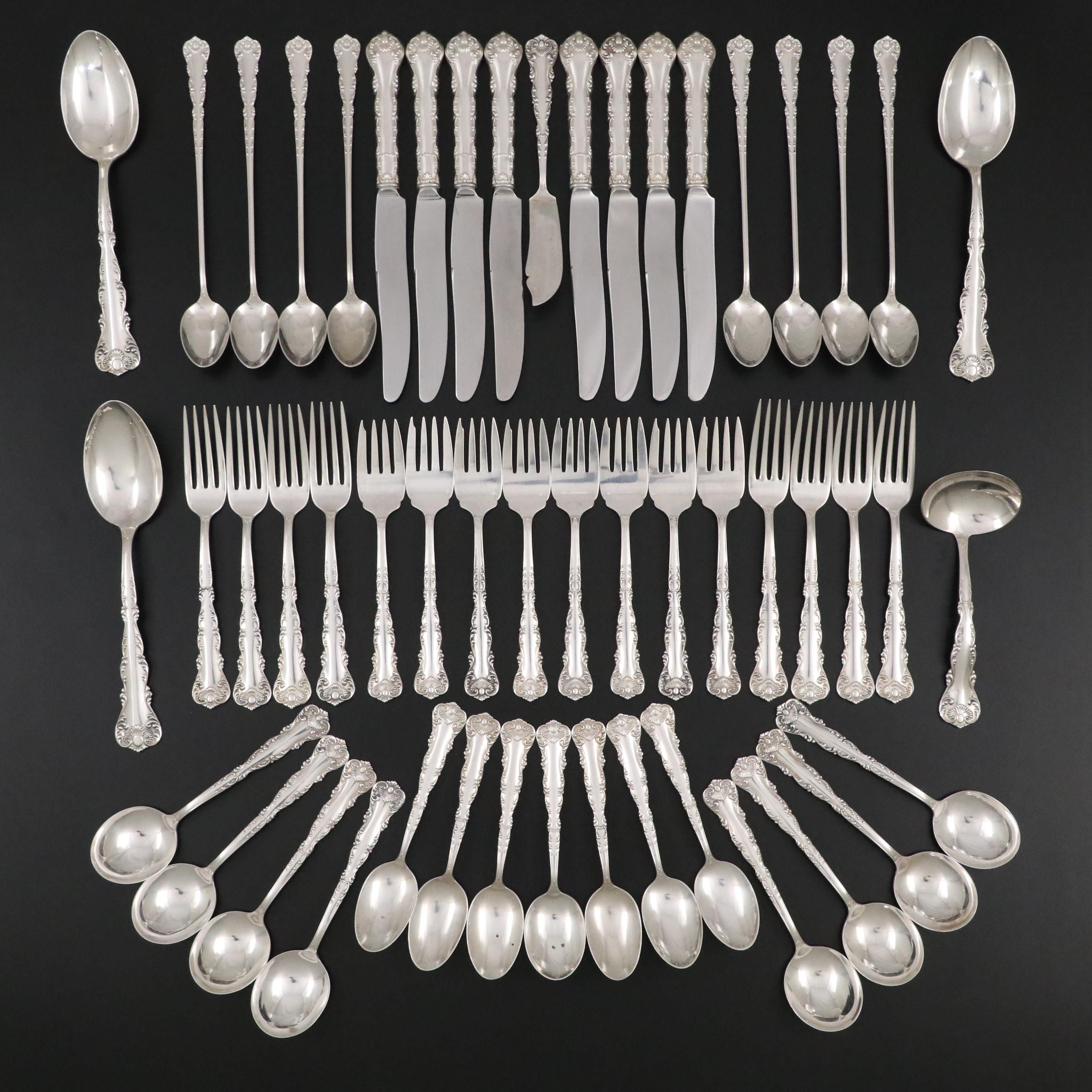Frank M. Whiting "Neapolitan-Kings Court" Sterling Silver Flatware