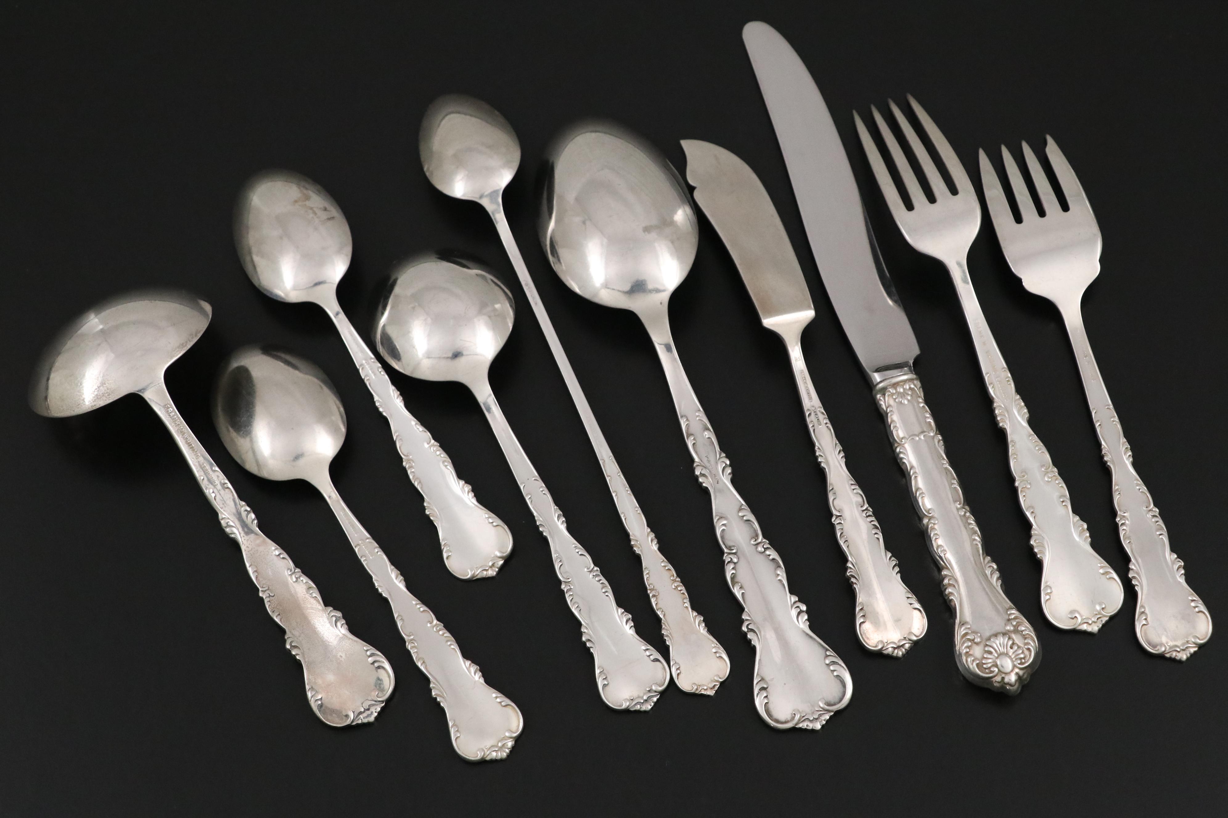 Frank M. Whiting "Neapolitan-Kings Court" Sterling Silver Flatware