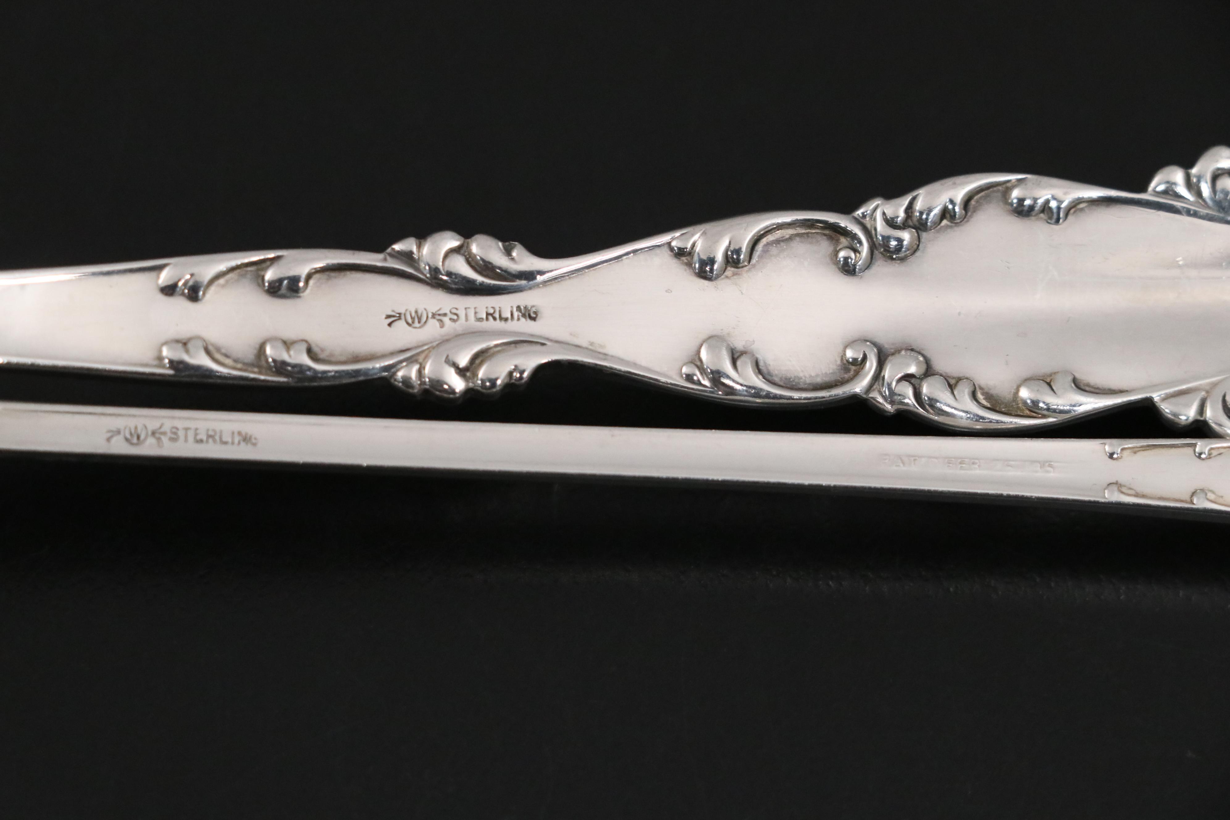 Frank M. Whiting "Neapolitan-Kings Court" Sterling Silver Flatware