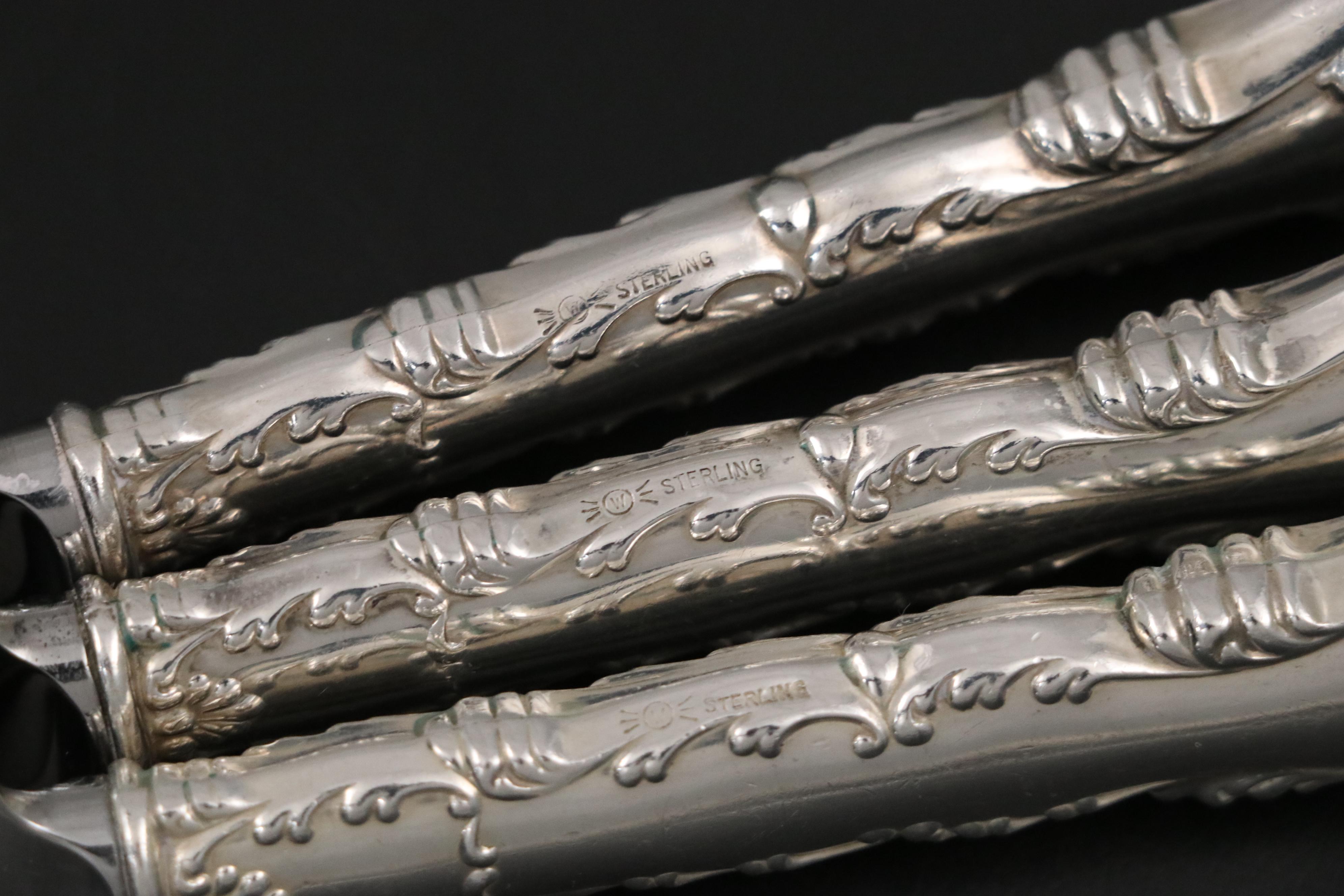 Frank M. Whiting "Neapolitan-Kings Court" Sterling Silver Flatware