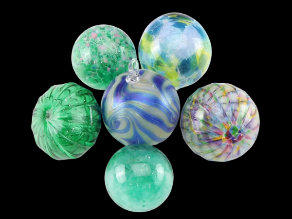 Handblown Glass Marbles, Art & Décor