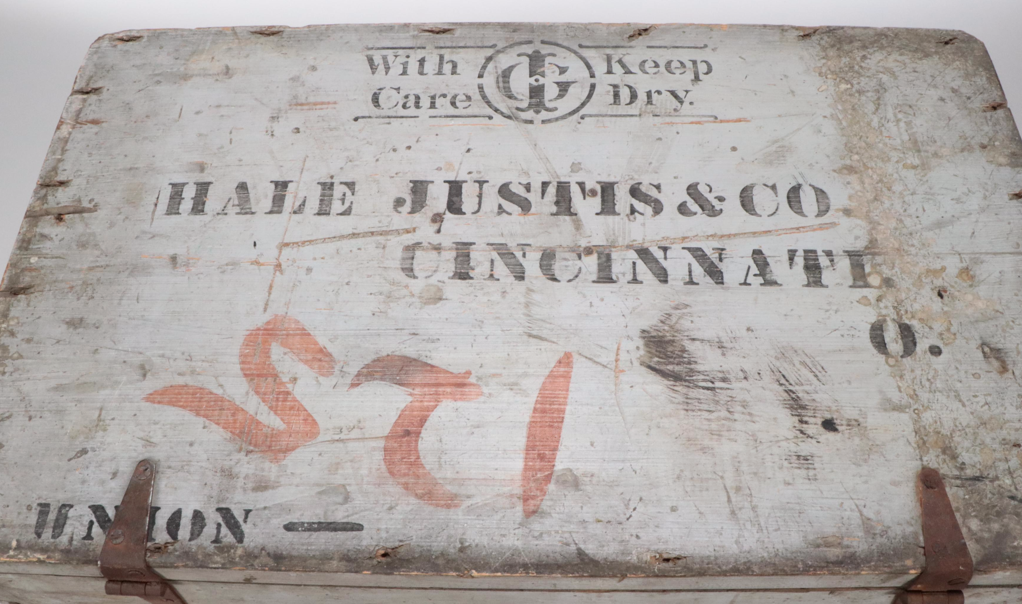Hale Justis & Co. Imperial Granum Food for Invalids and Children Wood Crate