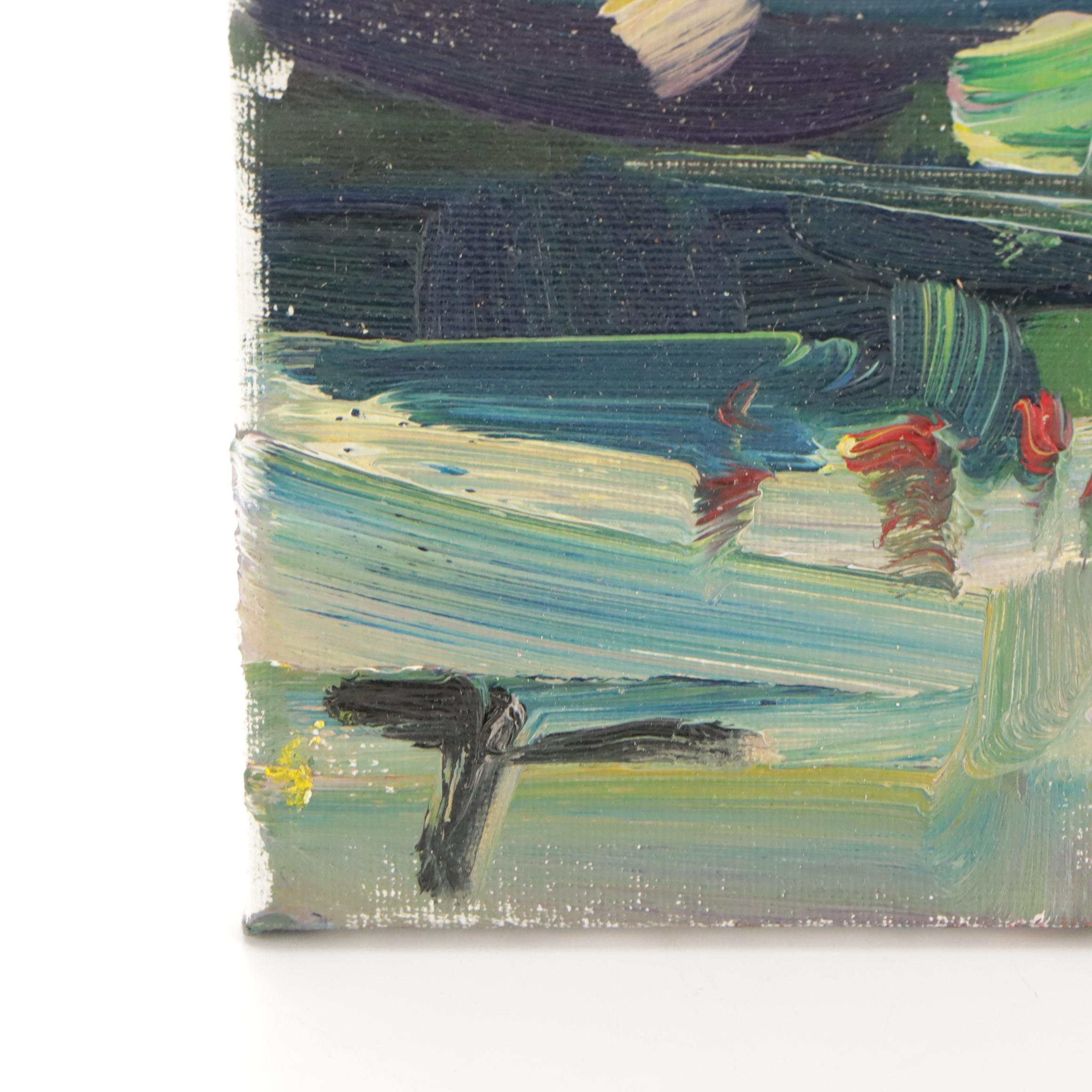 Jose Trujillo Oil Painting "Mountain Range"