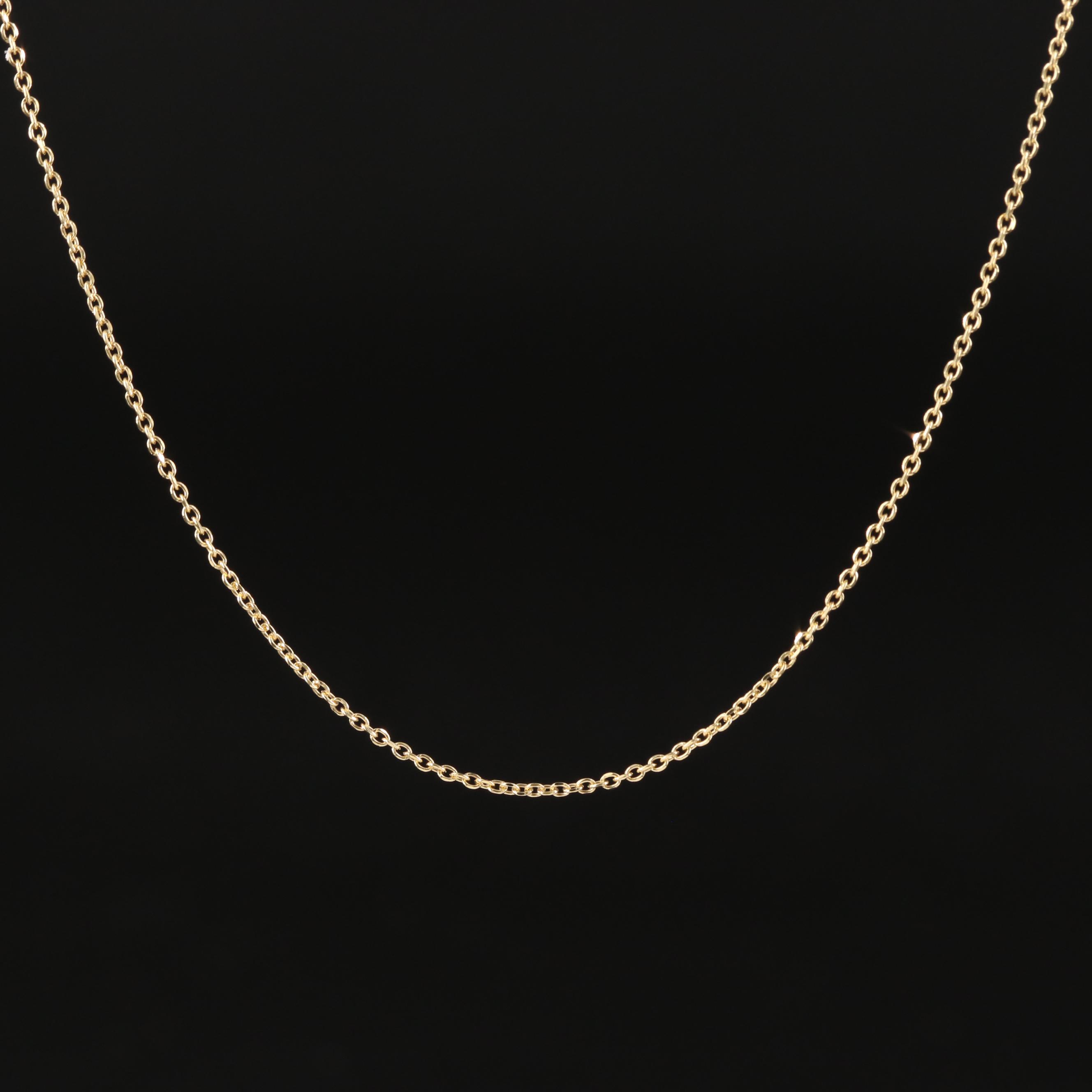 10K Cable Chain Necklace
