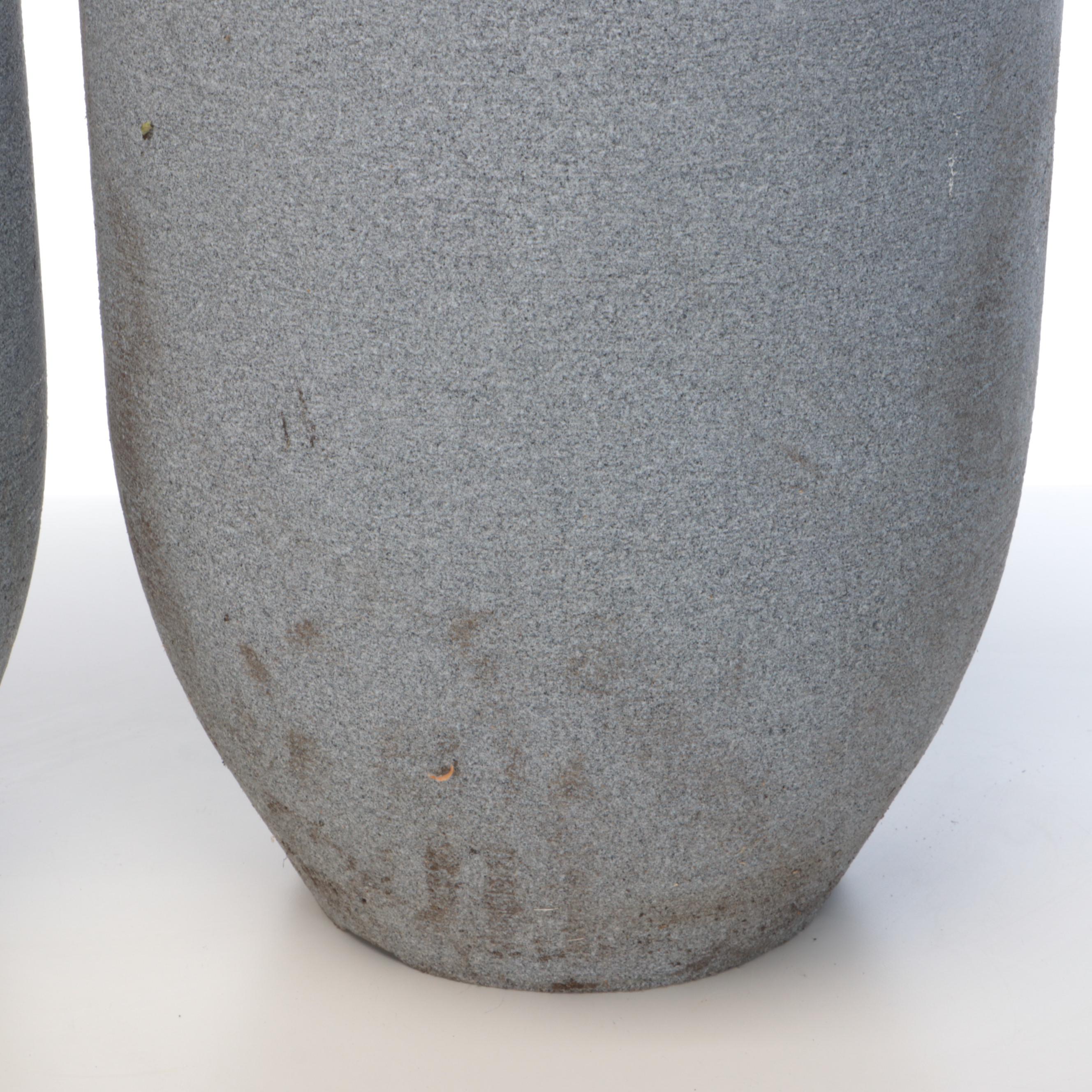 Contemporary Grey Outdoor Planters