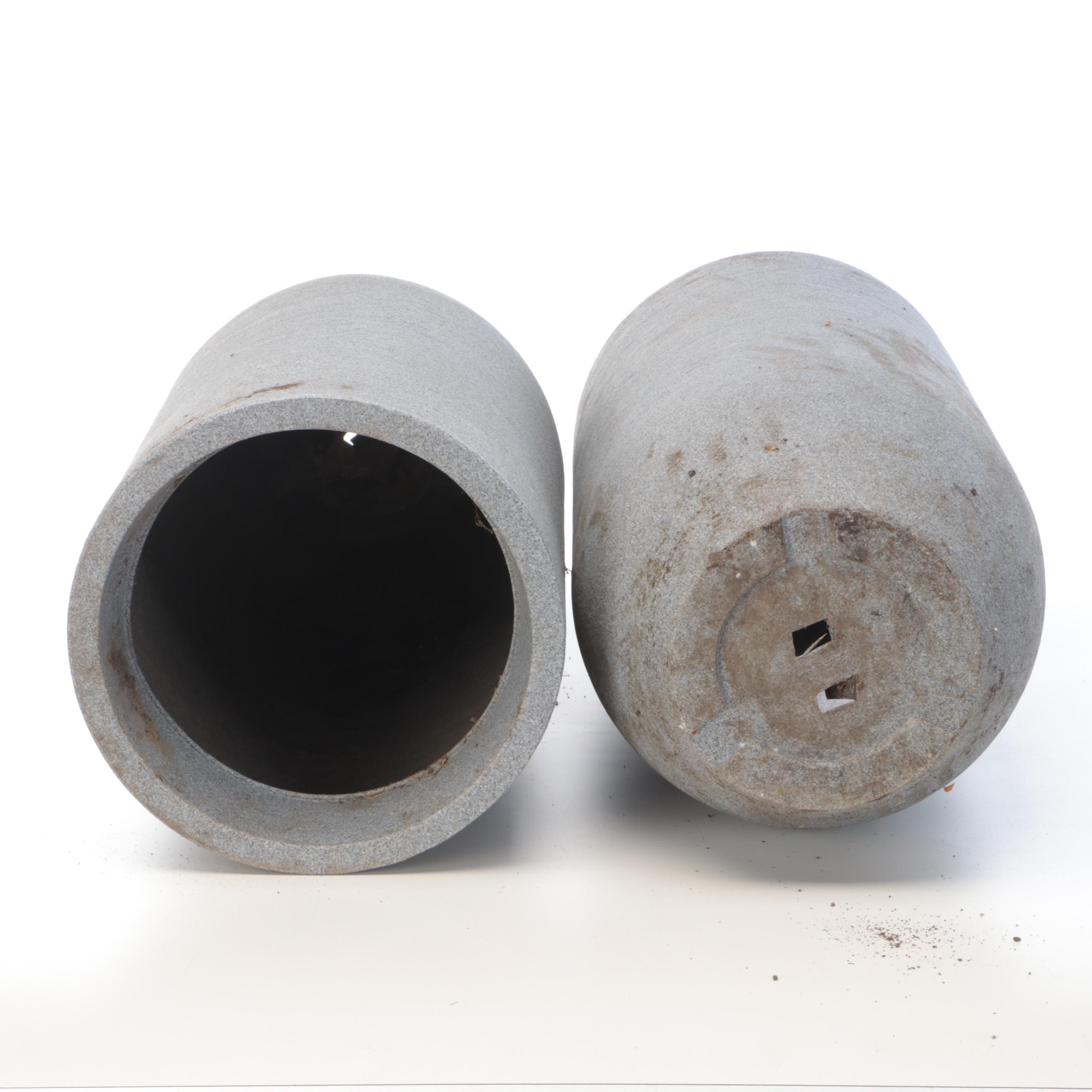 Contemporary Grey Outdoor Planters