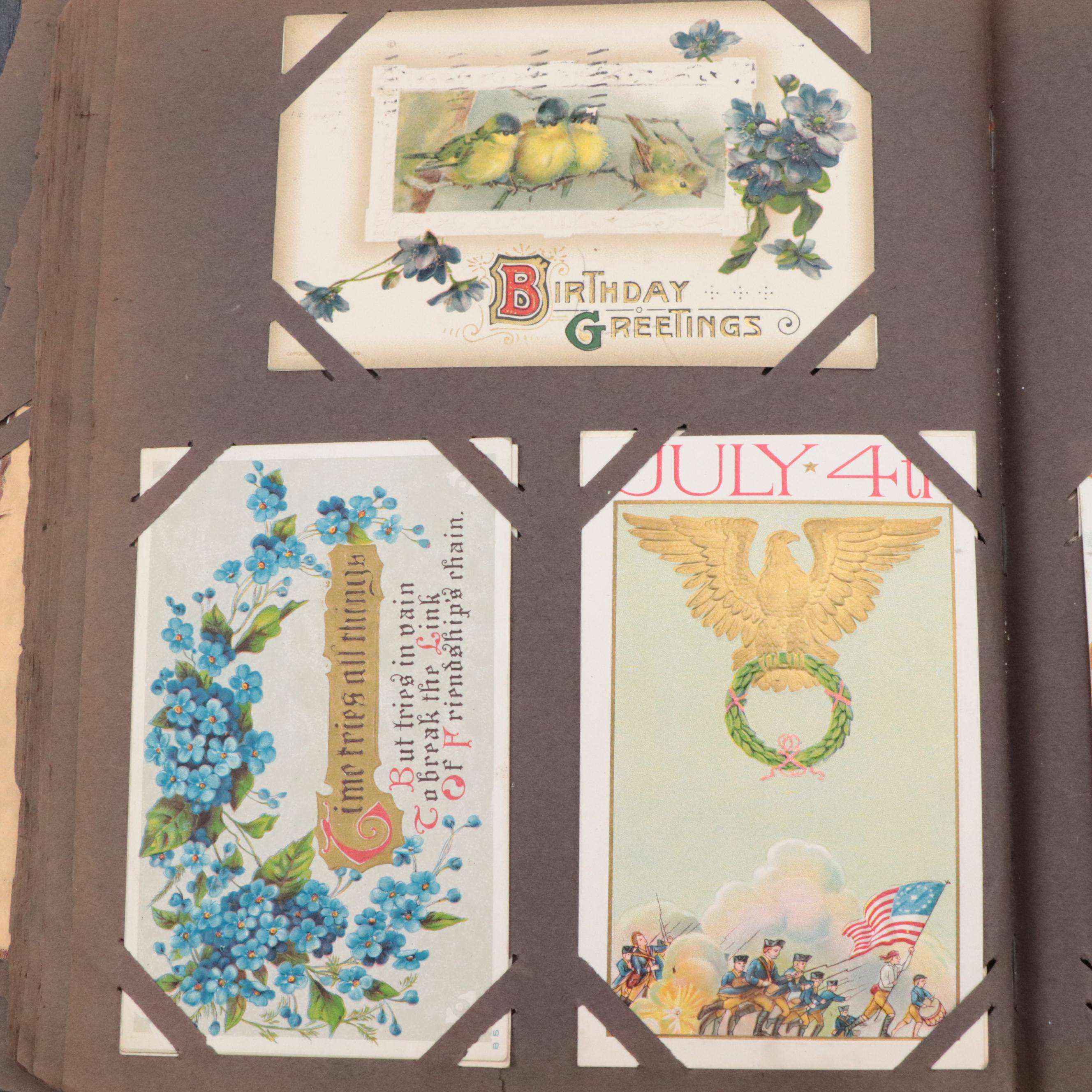 Halloween, Christmas, Thanksgiving and More Postcards, Early to Mid-20th Century