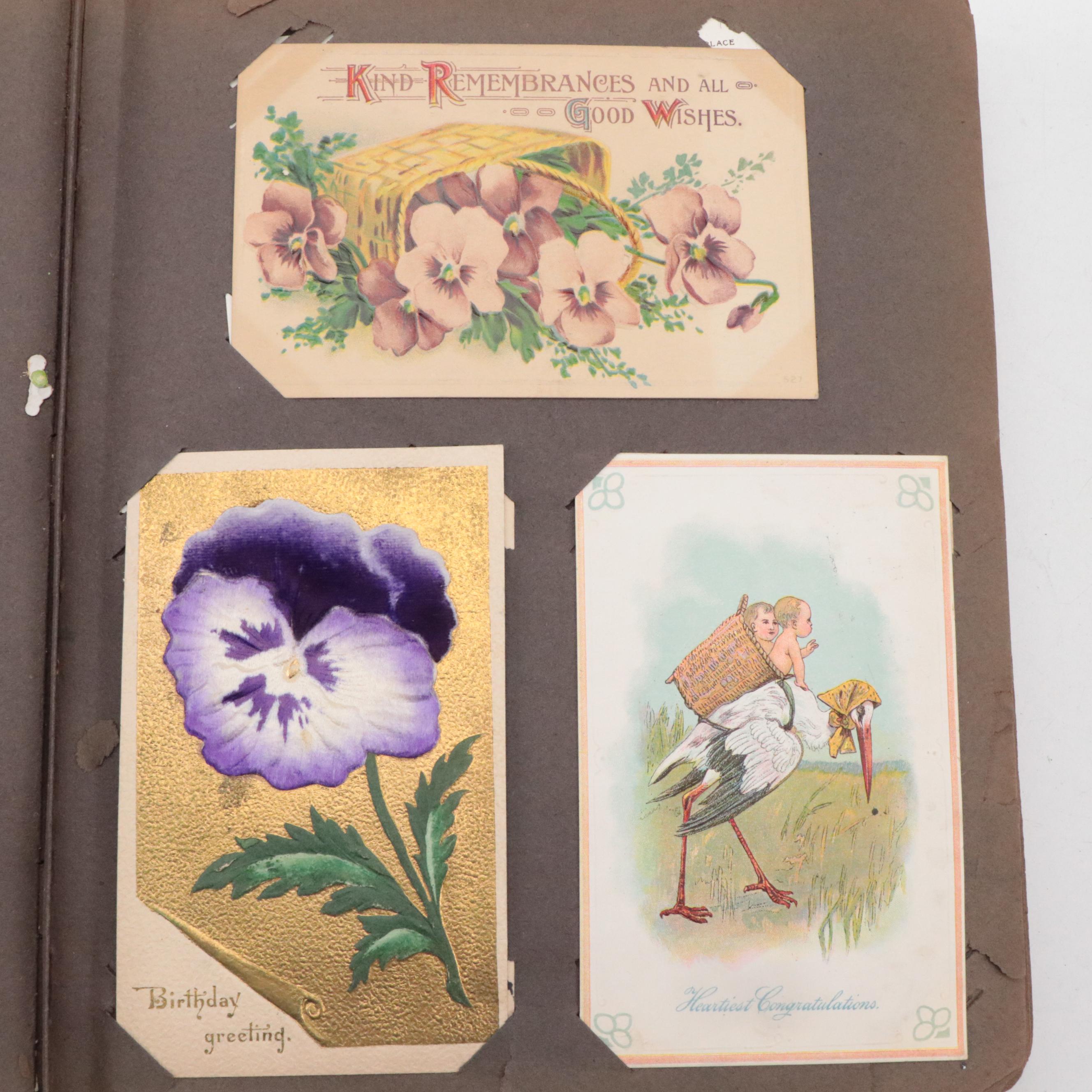 Halloween, Christmas, Thanksgiving and More Postcards, Early to Mid-20th Century