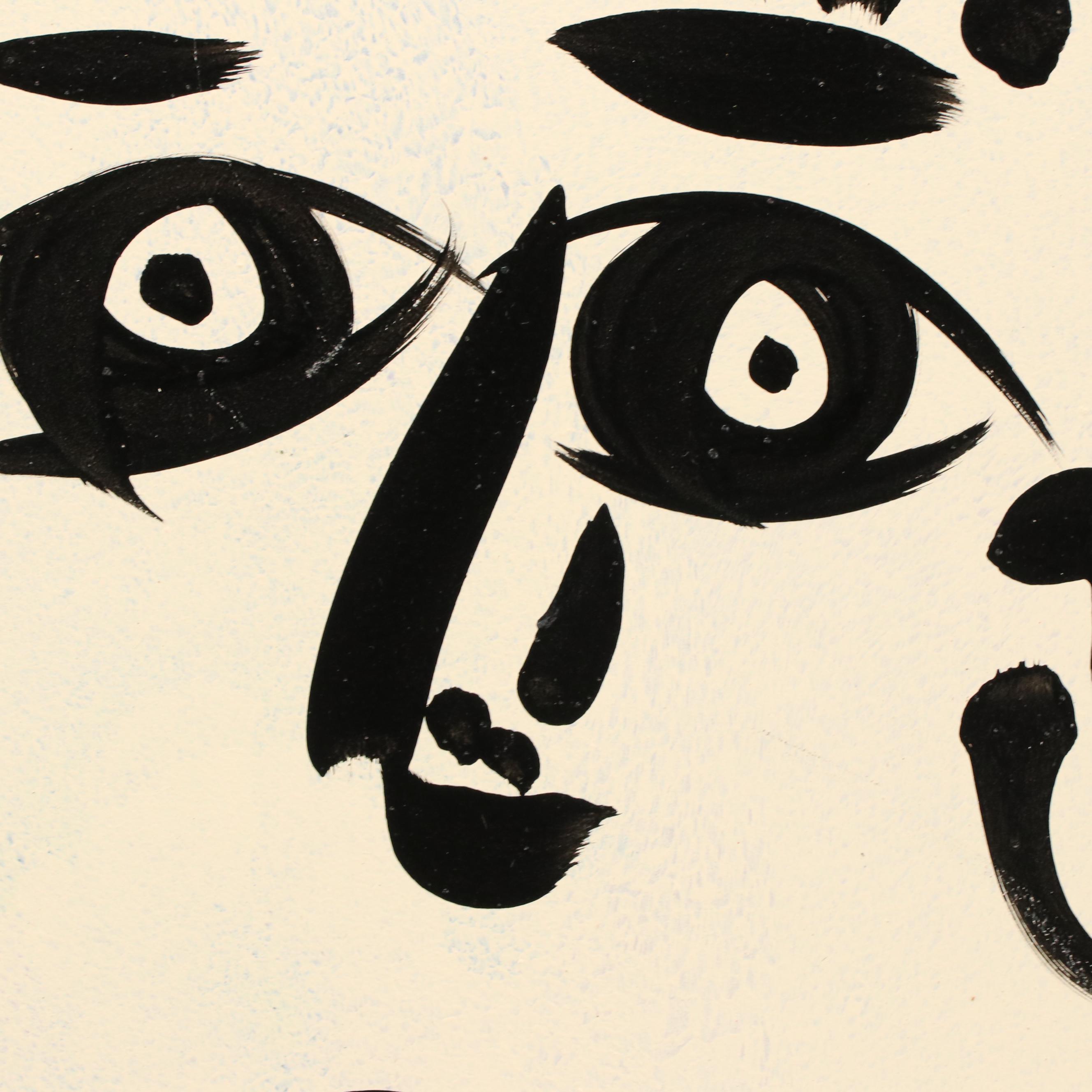 Peter Keil Abstract Acrylic Portrait