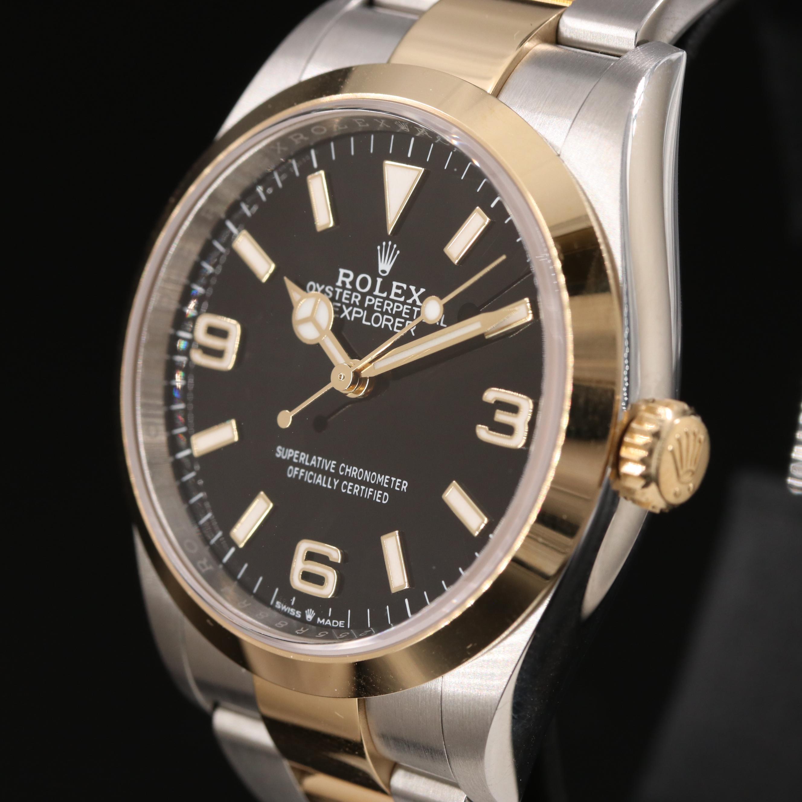 Rolex Explorer 124273 Two-Tone Automatic Watch