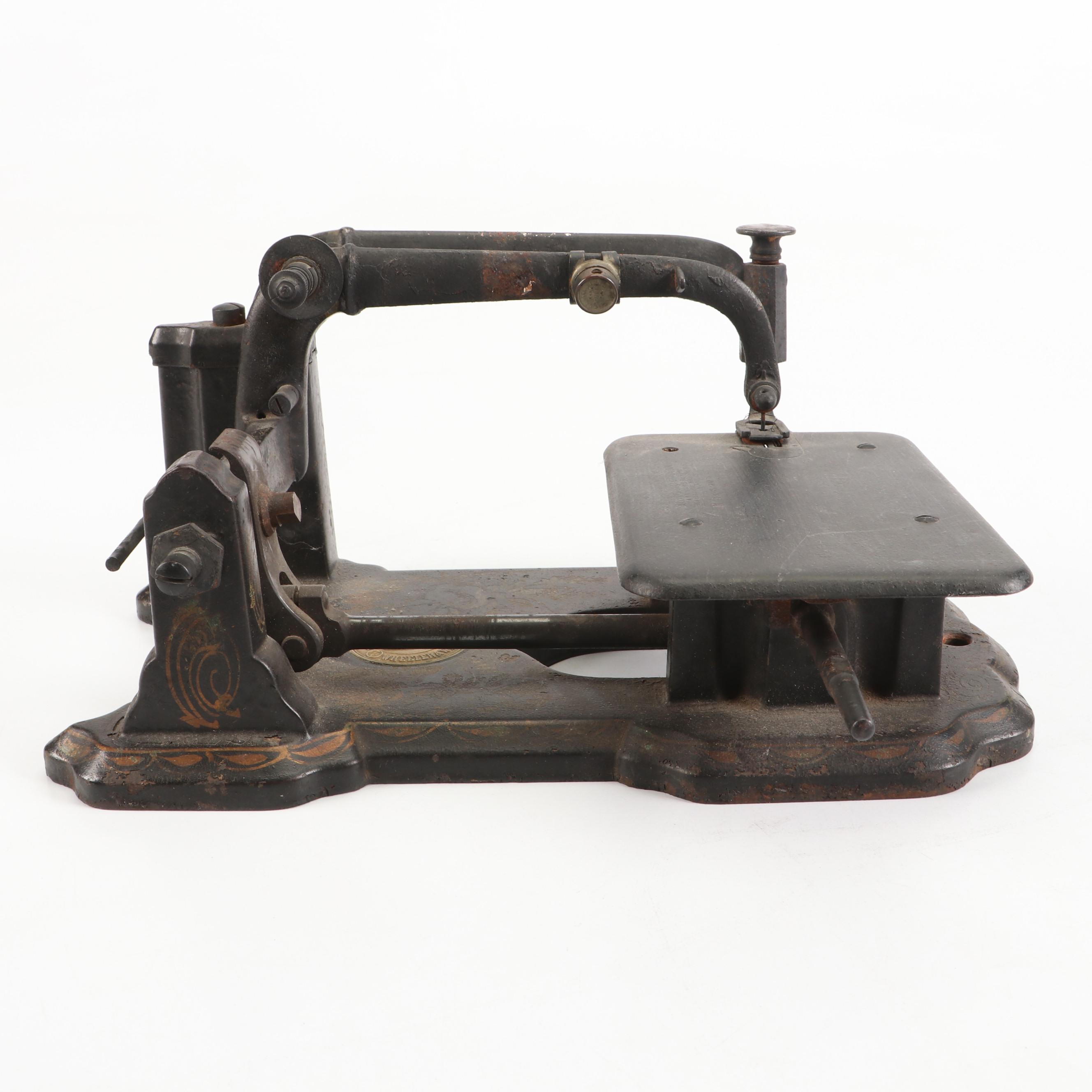 The Wheeler & Wilson MFG Co. Sewing Machine, 1851
