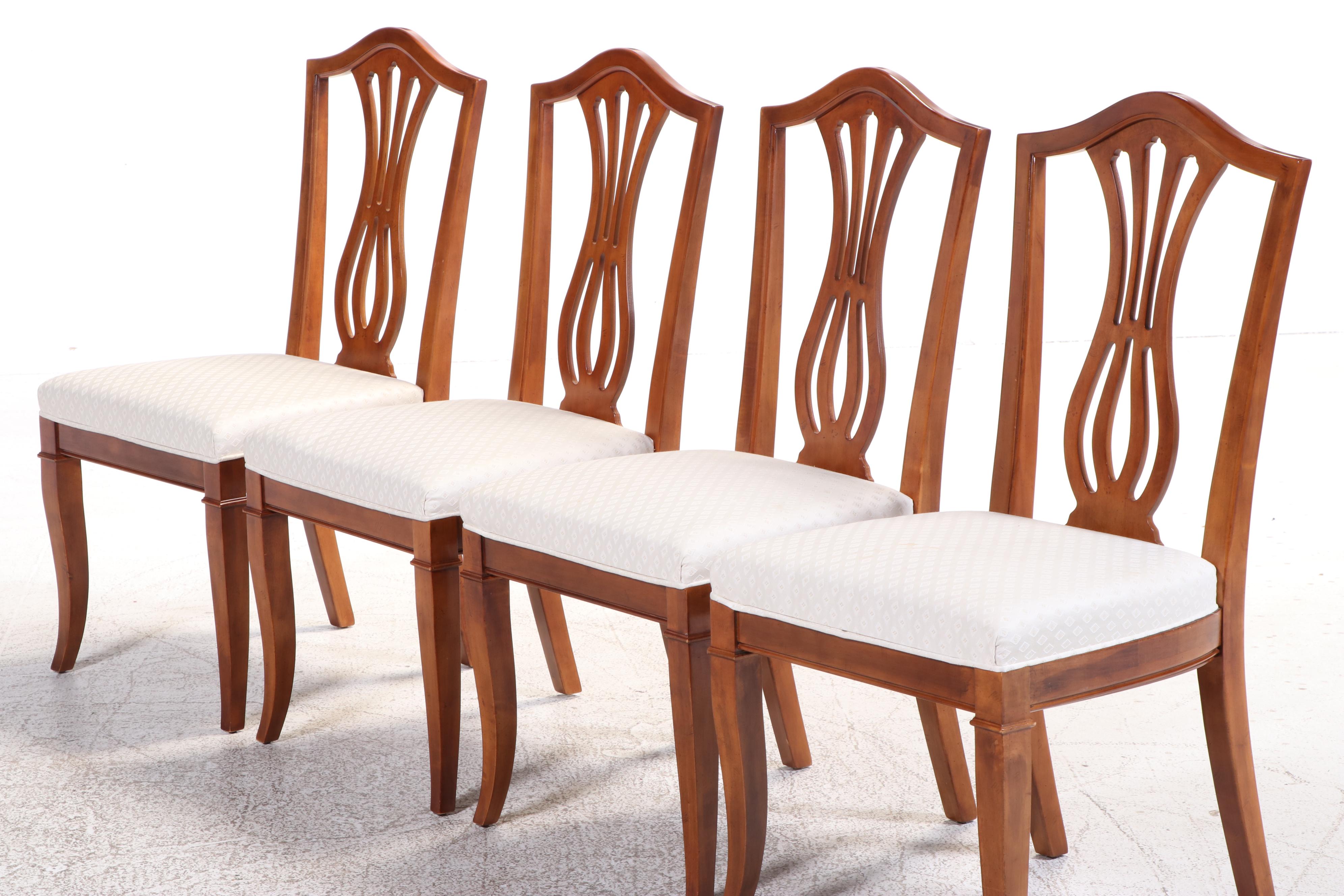 Drexel-Heritage Cherry Dining Table and Six Chairs
