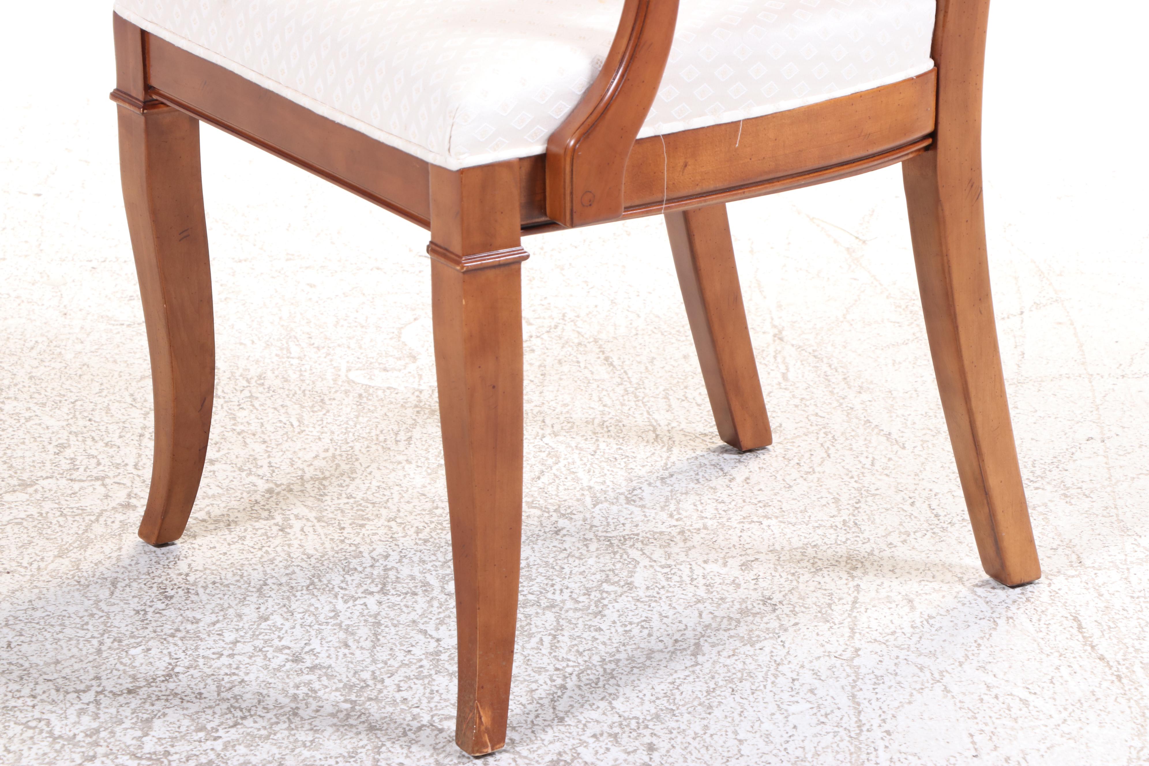 Drexel-Heritage Cherry Dining Table and Six Chairs