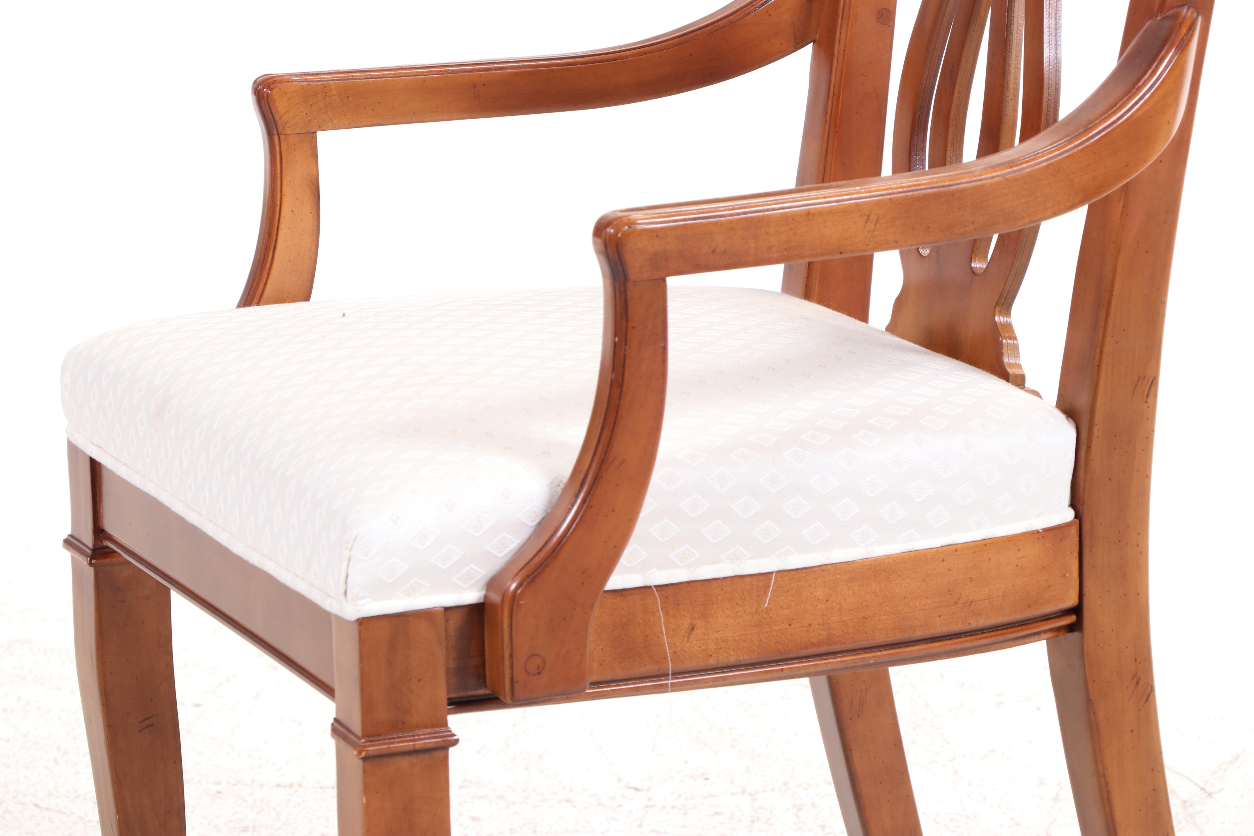 Drexel-Heritage Cherry Dining Table and Six Chairs