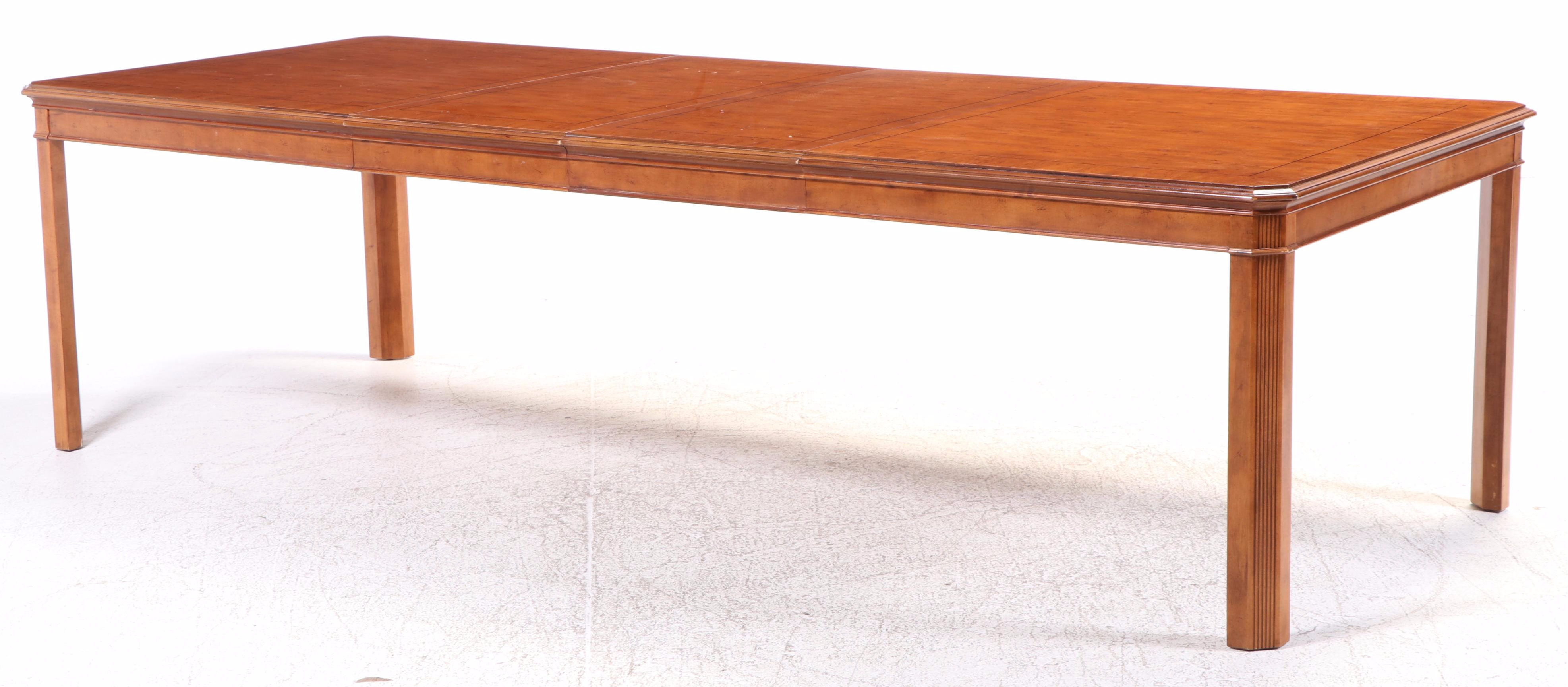 Drexel-Heritage Cherry Dining Table and Six Chairs