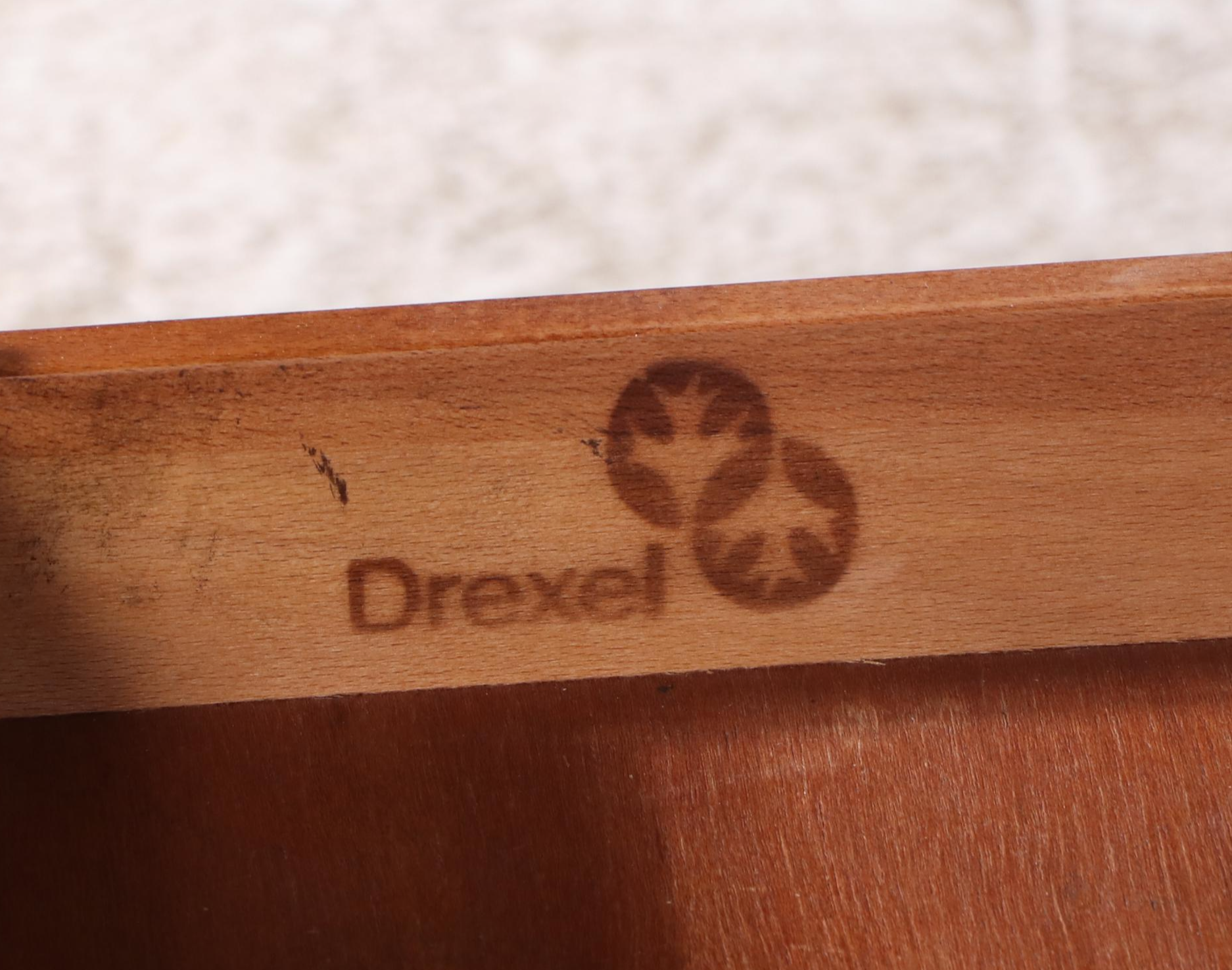 Drexel French Provincial Style Oak Side Table, Late 20th Century