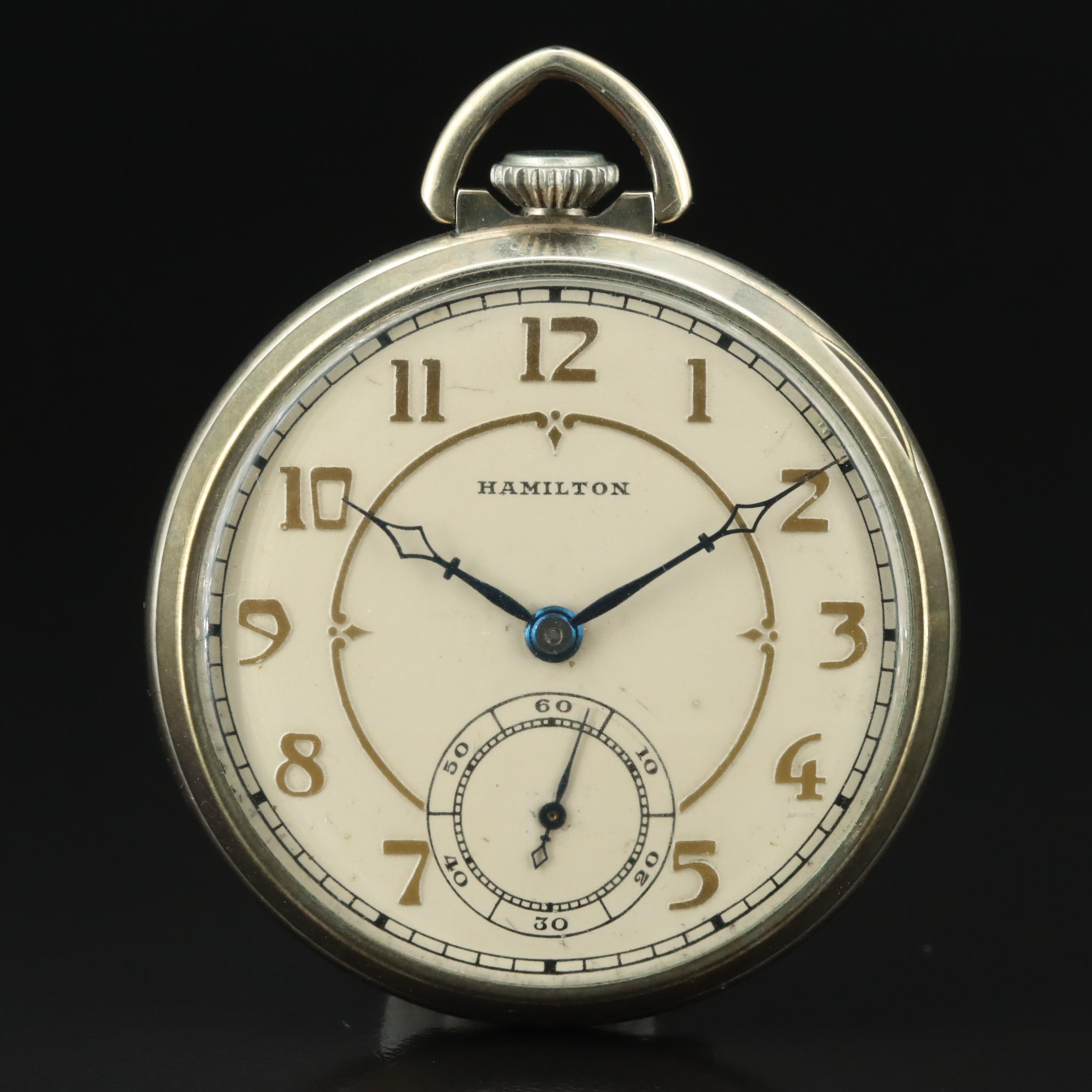 1935 Hamilton Gold-Filled Pocket Watch