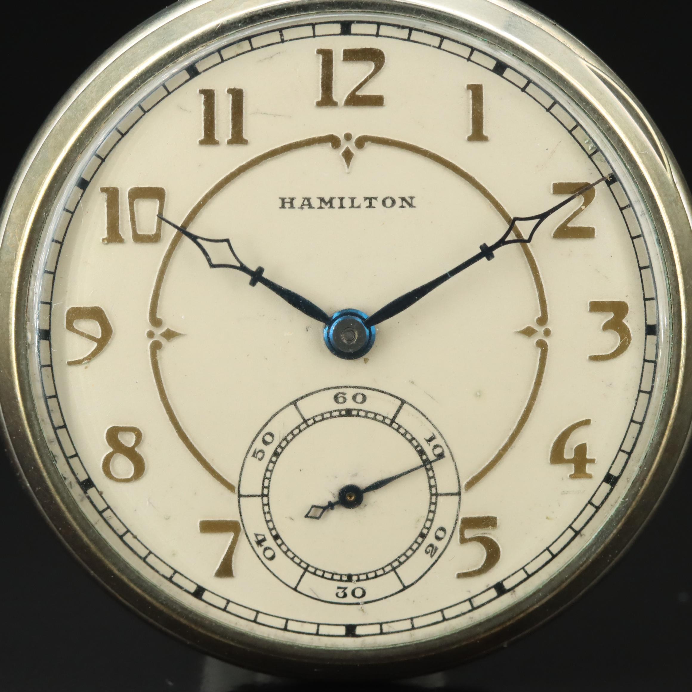 1935 Hamilton Gold-Filled Pocket Watch