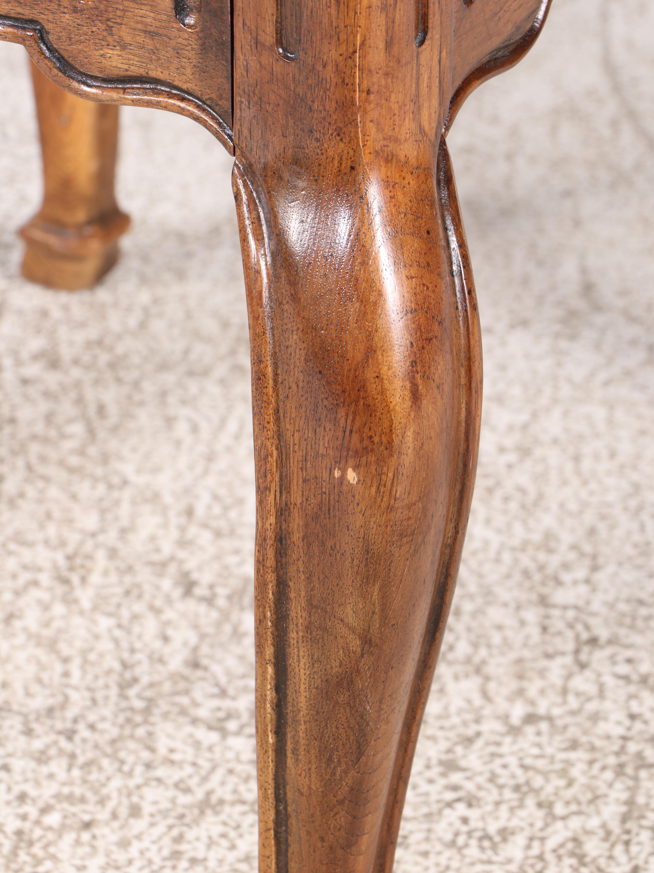 Drexel French Provincial Style Oak Side Table, Late 20th Century