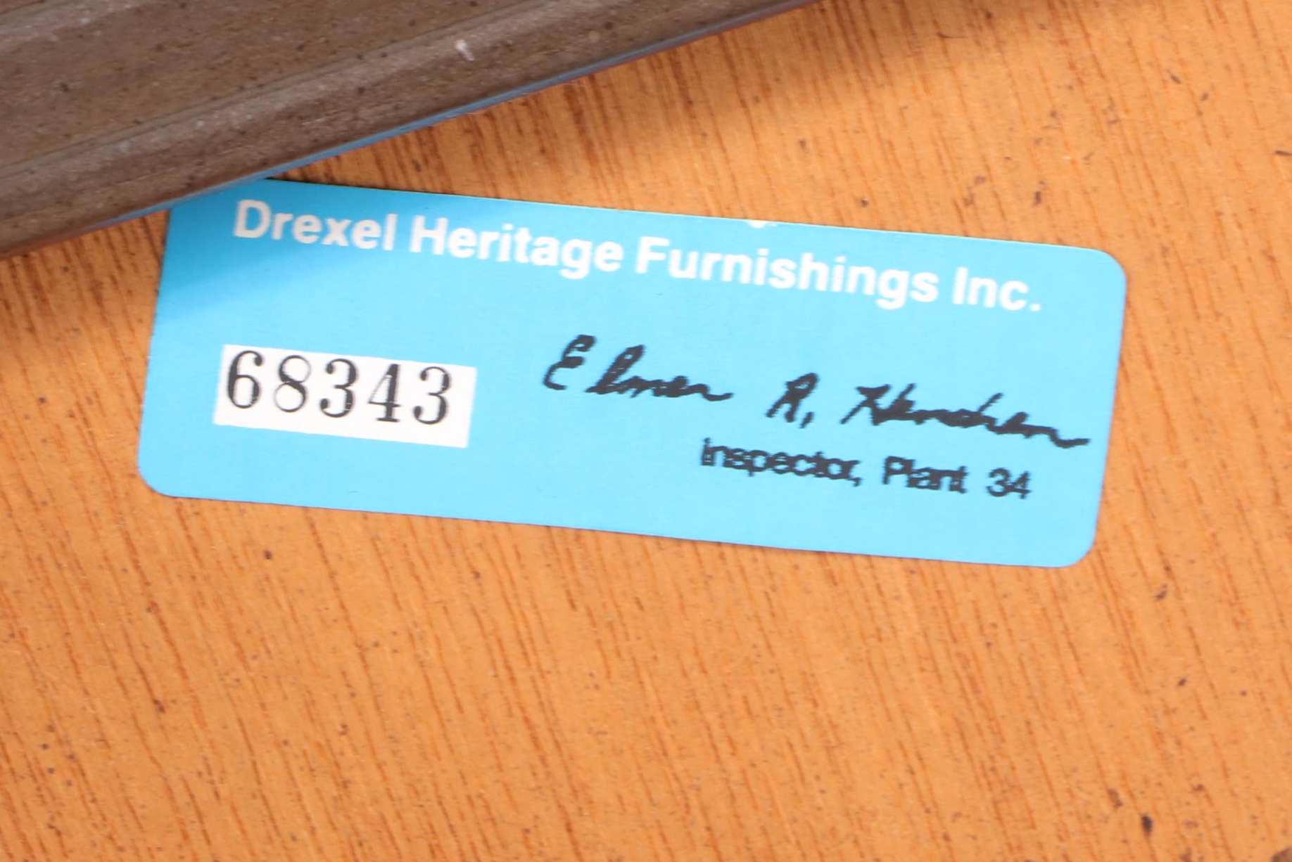 Drexel French Provincial Style Oak Side Table, Late 20th Century