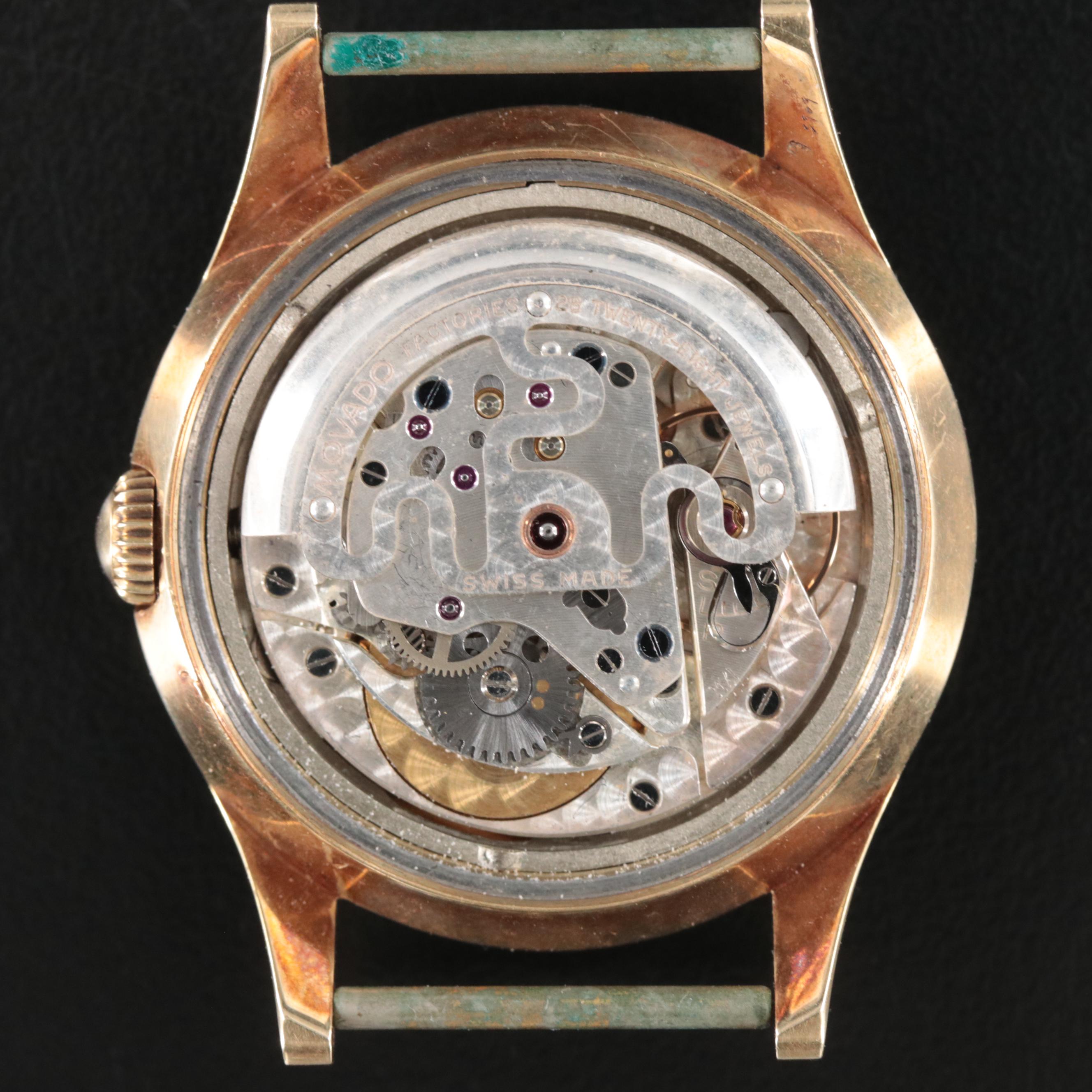 Vintage 14K Tiffany & Co. Automatic Chronometre Movado Presentation Watch