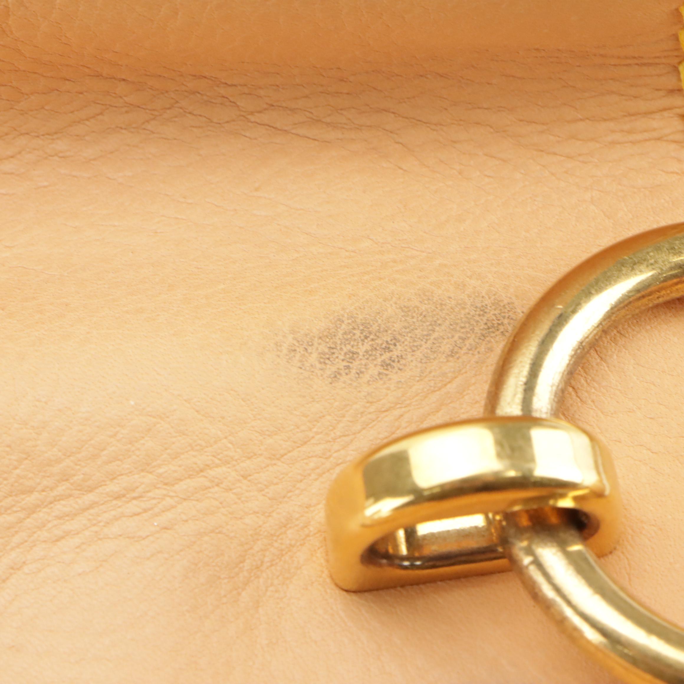 Prada Twist Lock Handbag Tote in Camel Calfskin Leather