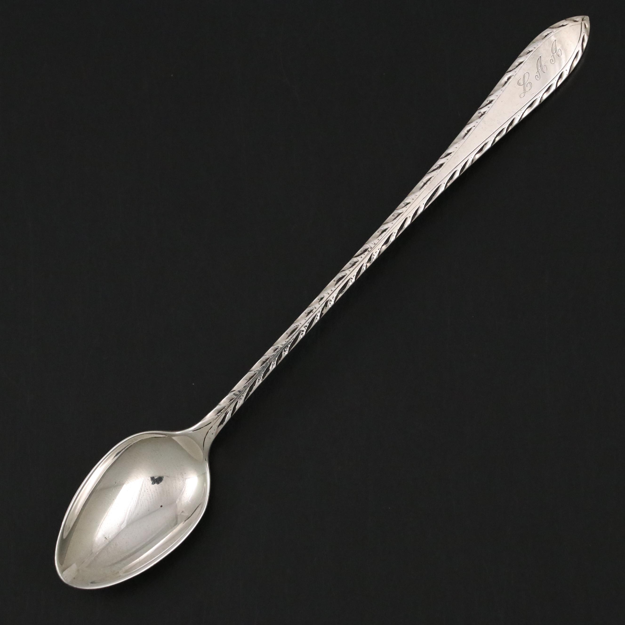 Tiffany & Co. "Feather Edge" Sterling Infant Feeding Spoon