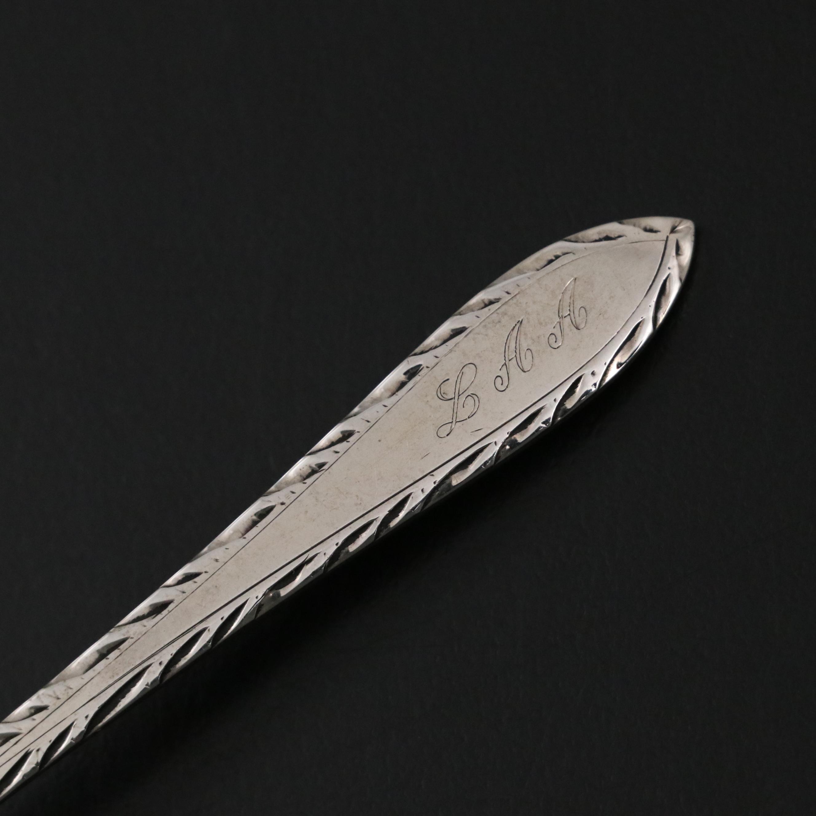 Tiffany & Co. "Feather Edge" Sterling Infant Feeding Spoon
