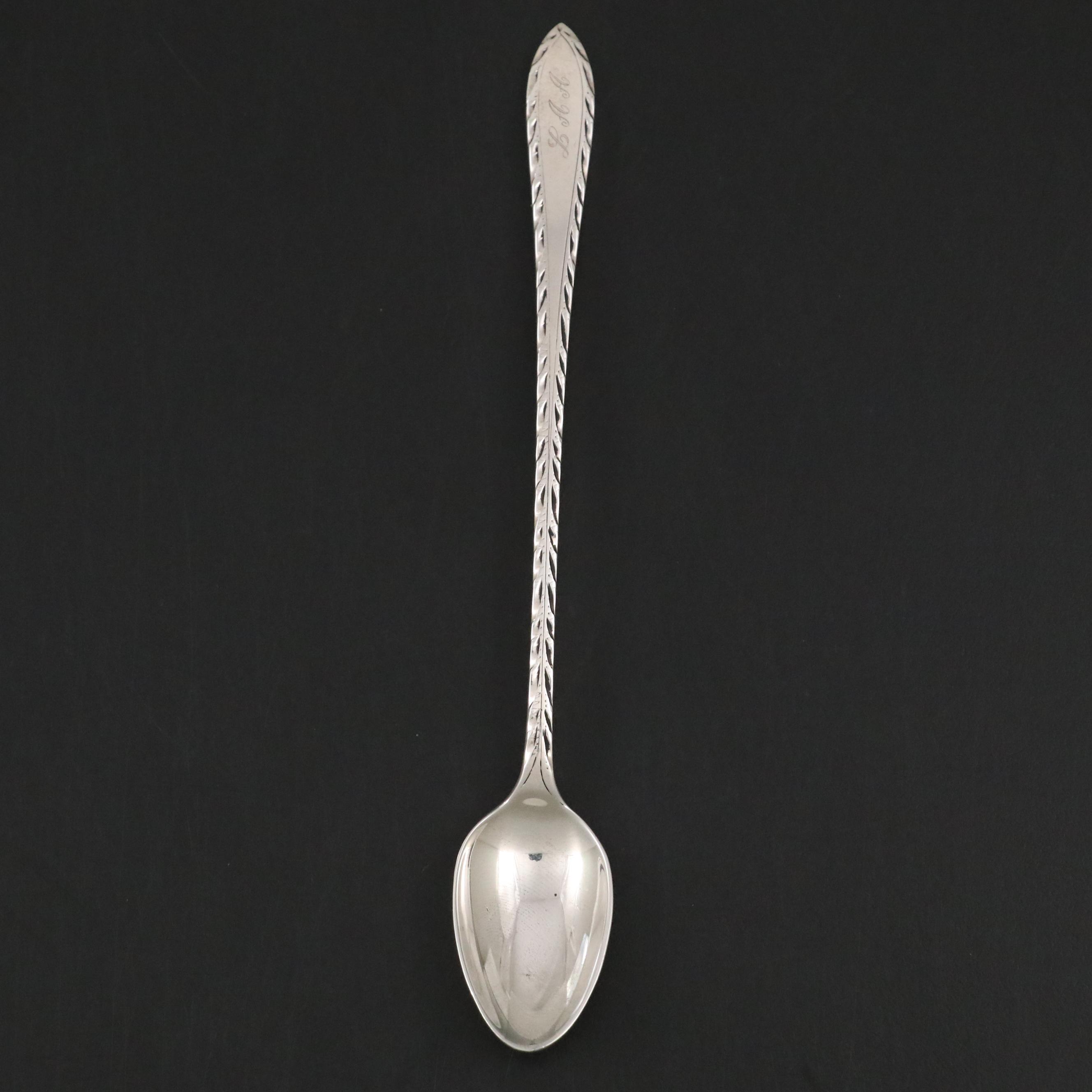 Tiffany & Co. "Feather Edge" Sterling Infant Feeding Spoon