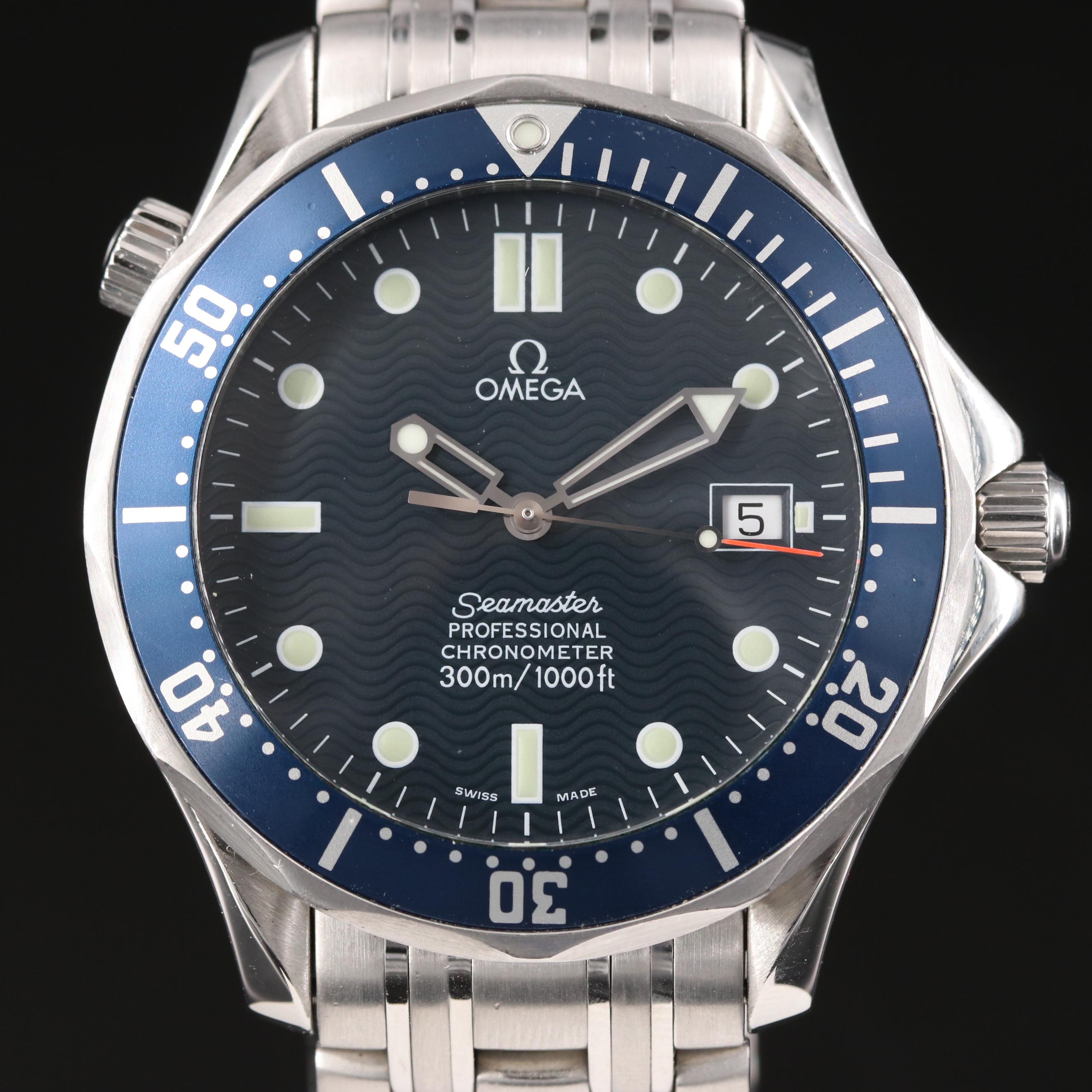 Omega Seamaster 41 mm Blue "Bond" Steel Automatic Watch