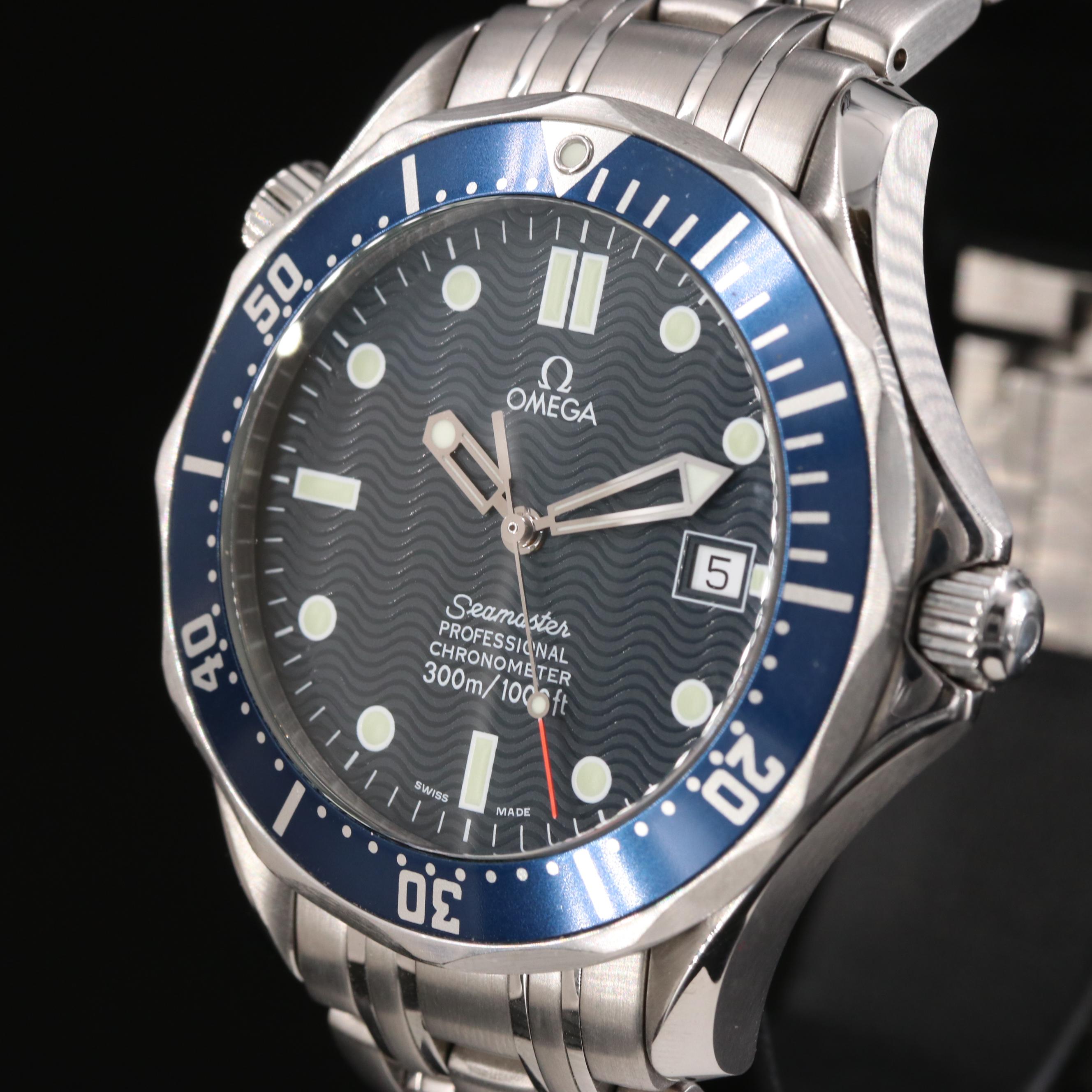 Omega Seamaster 41 mm Blue "Bond" Steel Automatic Watch