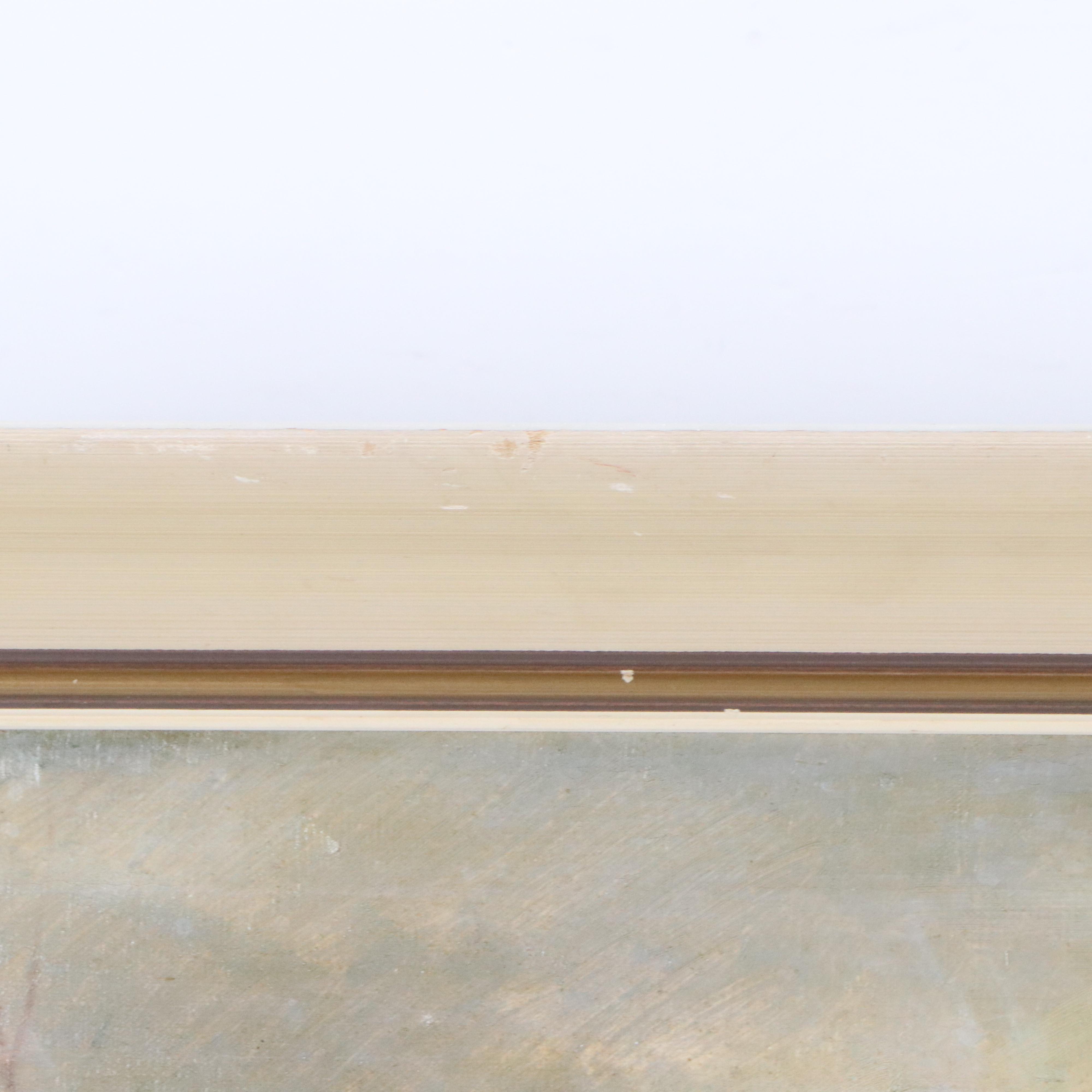 Oil Painting of Winter Mountain Farm Scene, Mid-20th Century