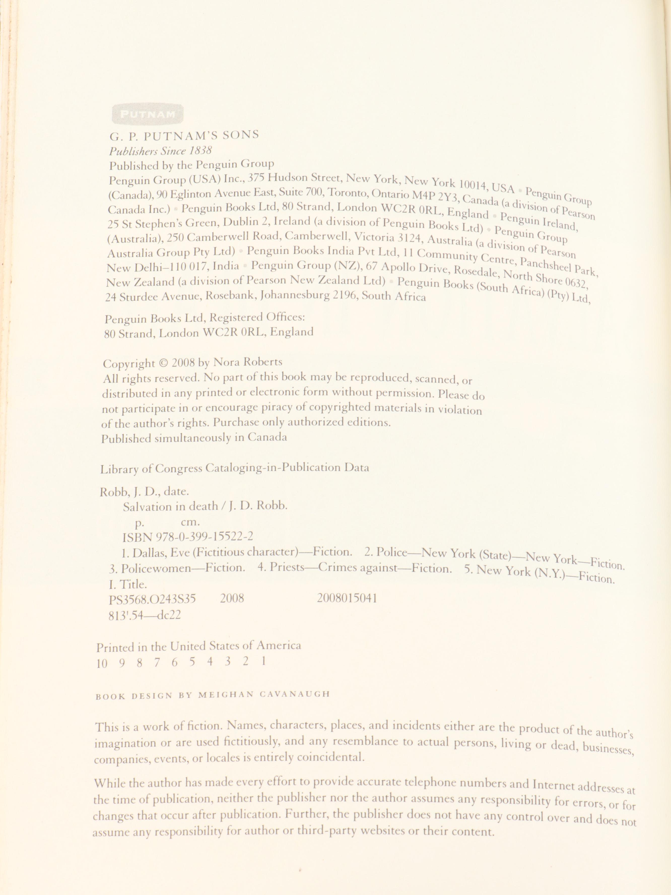 Rebound Fiction Books Including First Edition "Scarpetta" by Patricia Cornwell