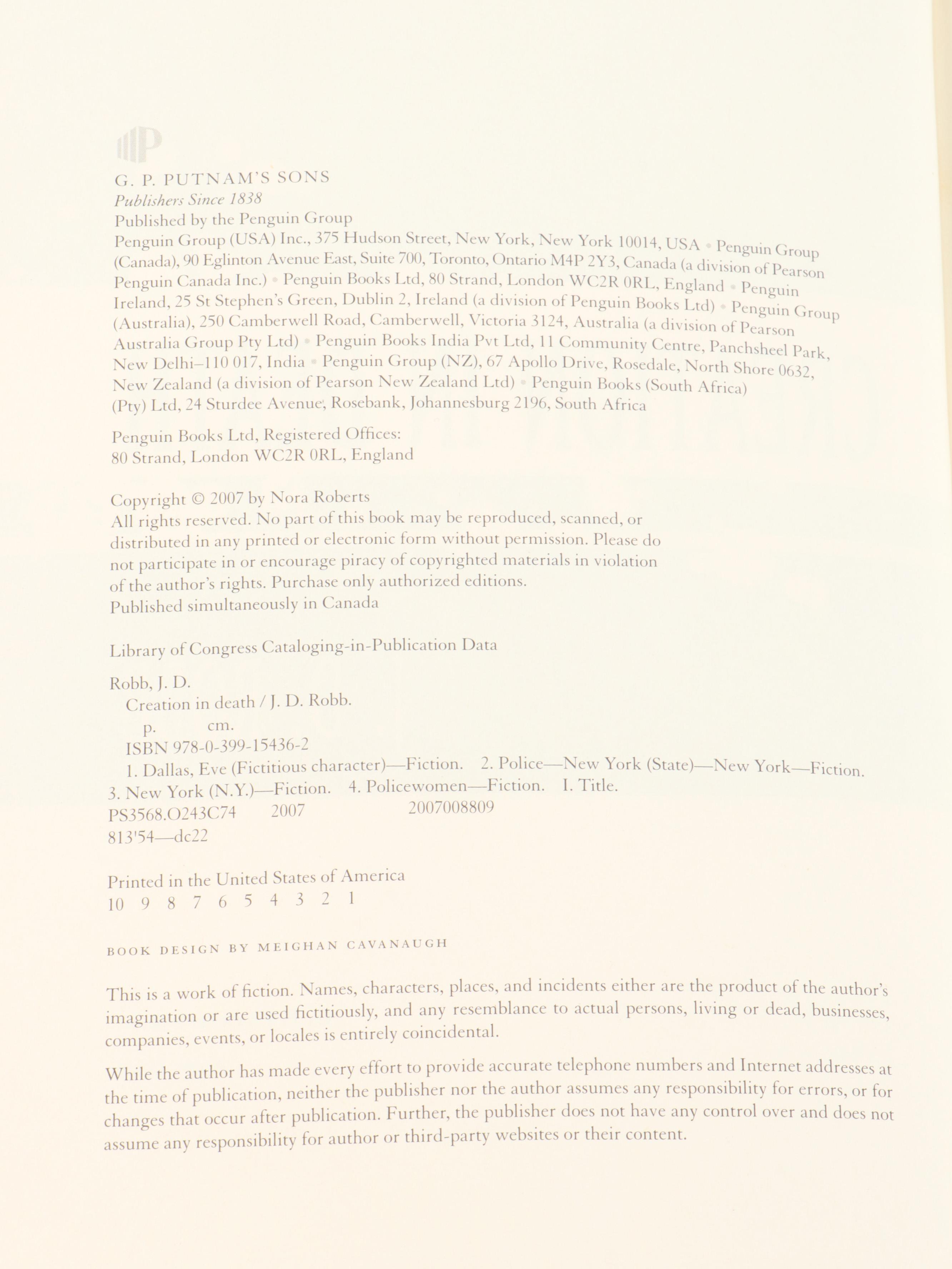 Rebound Fiction Books Including First Edition "Scarpetta" by Patricia Cornwell