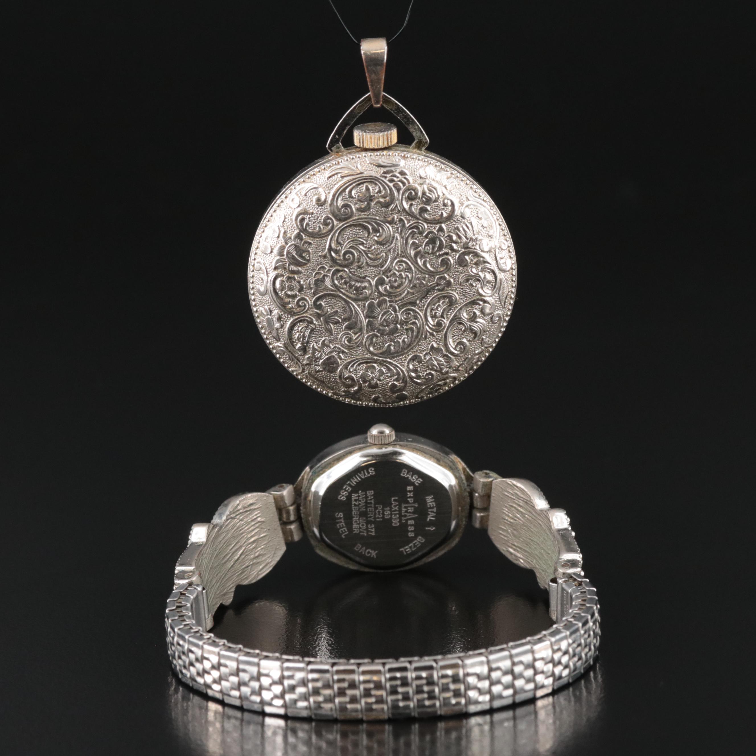 L.A. Express Watch and an Ever Swiss Pocket Watch