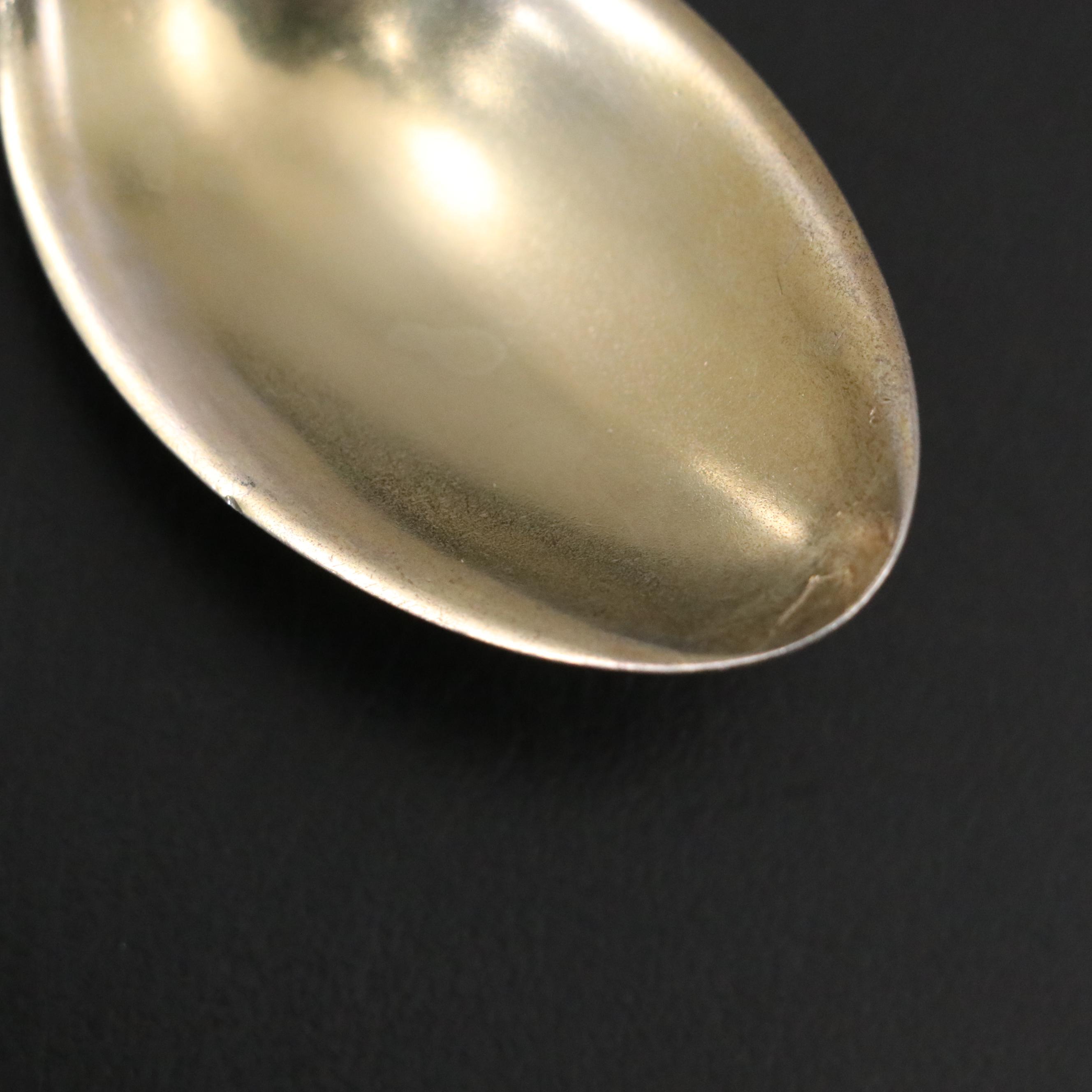 Aesthetic Style Tiffany & Co. "Lap-Over-Edge Applied" Sterling Teaspoons, c.1880