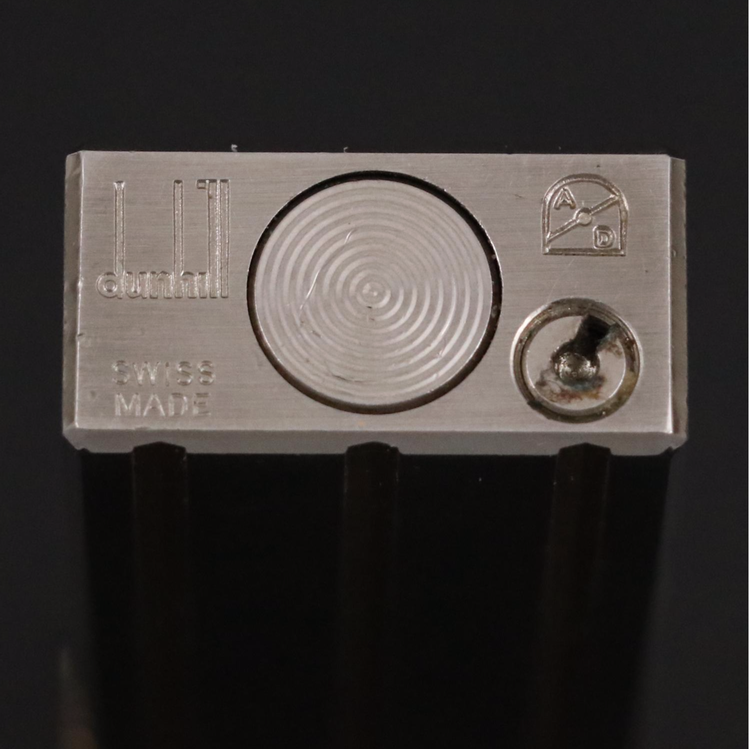 Swiss Dunhill Two-Tone Metal Rollagas Lighter