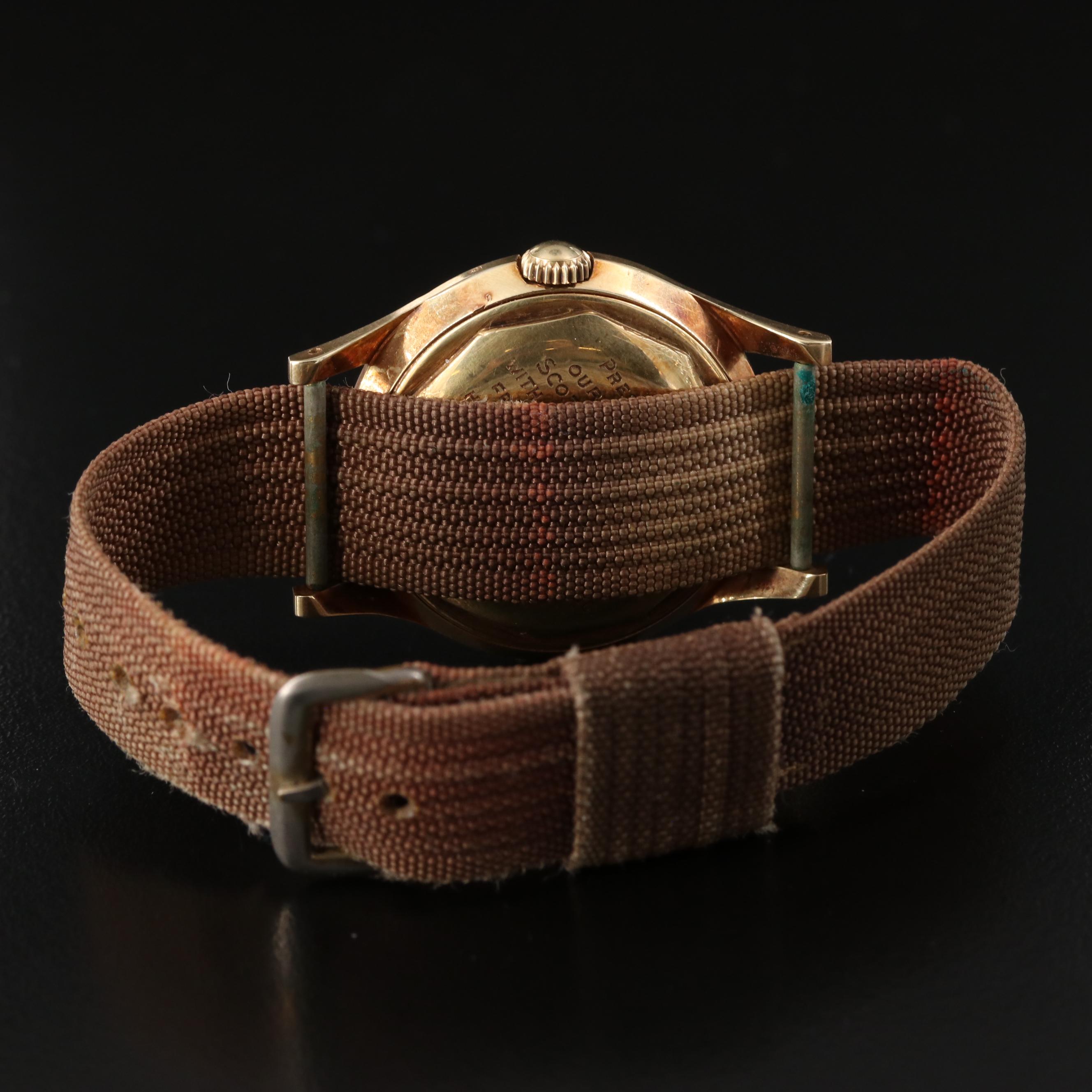 Vintage 14K Tiffany & Co. Automatic Chronometre Movado Presentation Watch